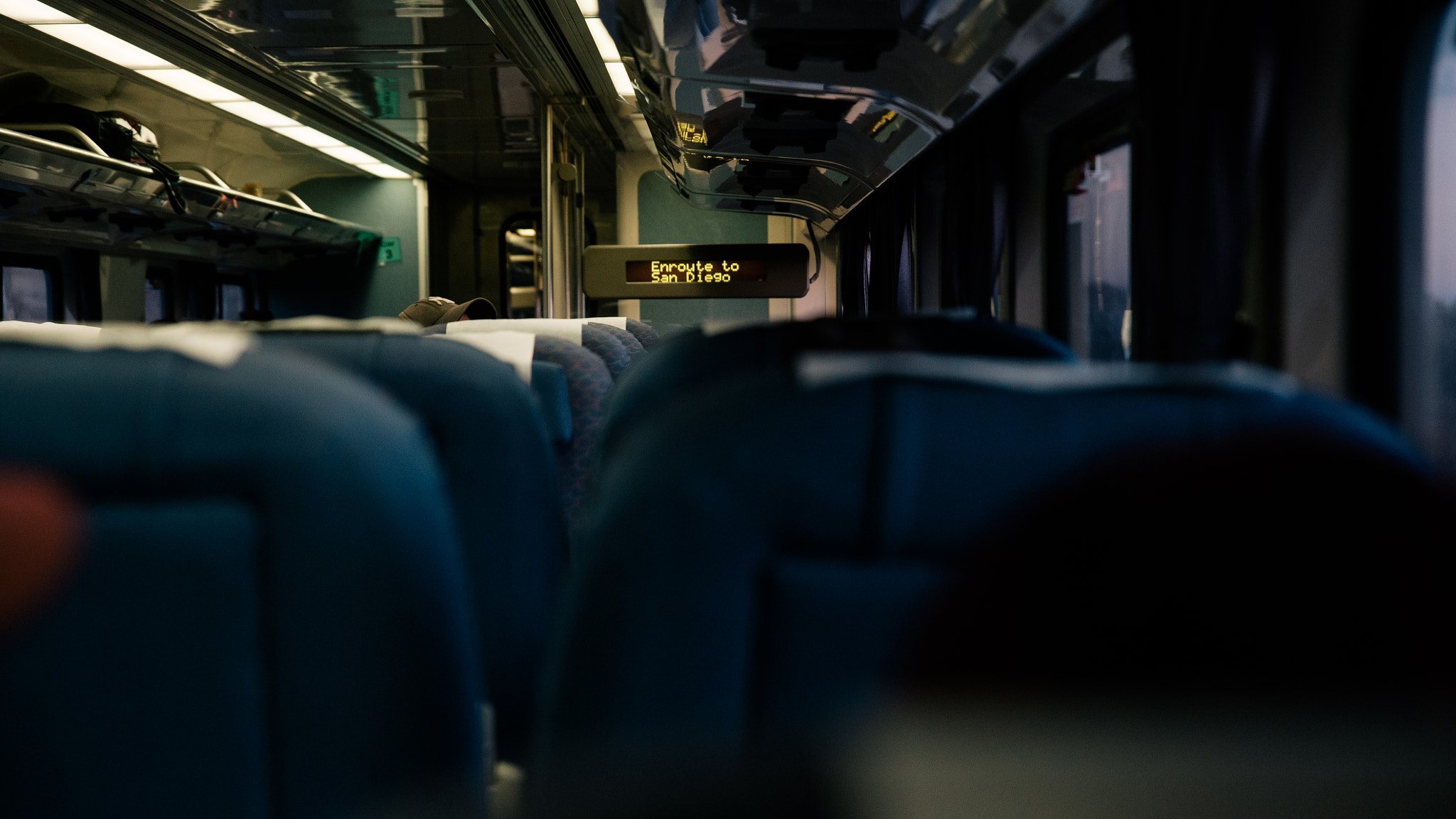 24-70mm F2.8 OSS sample photo. Train photography