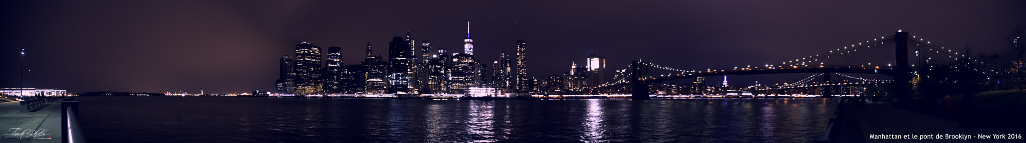 Sigma 24-70mm F2.8 EX DG HSM sample photo. Vue sur manhattan et le pont de brooklyn ! photography