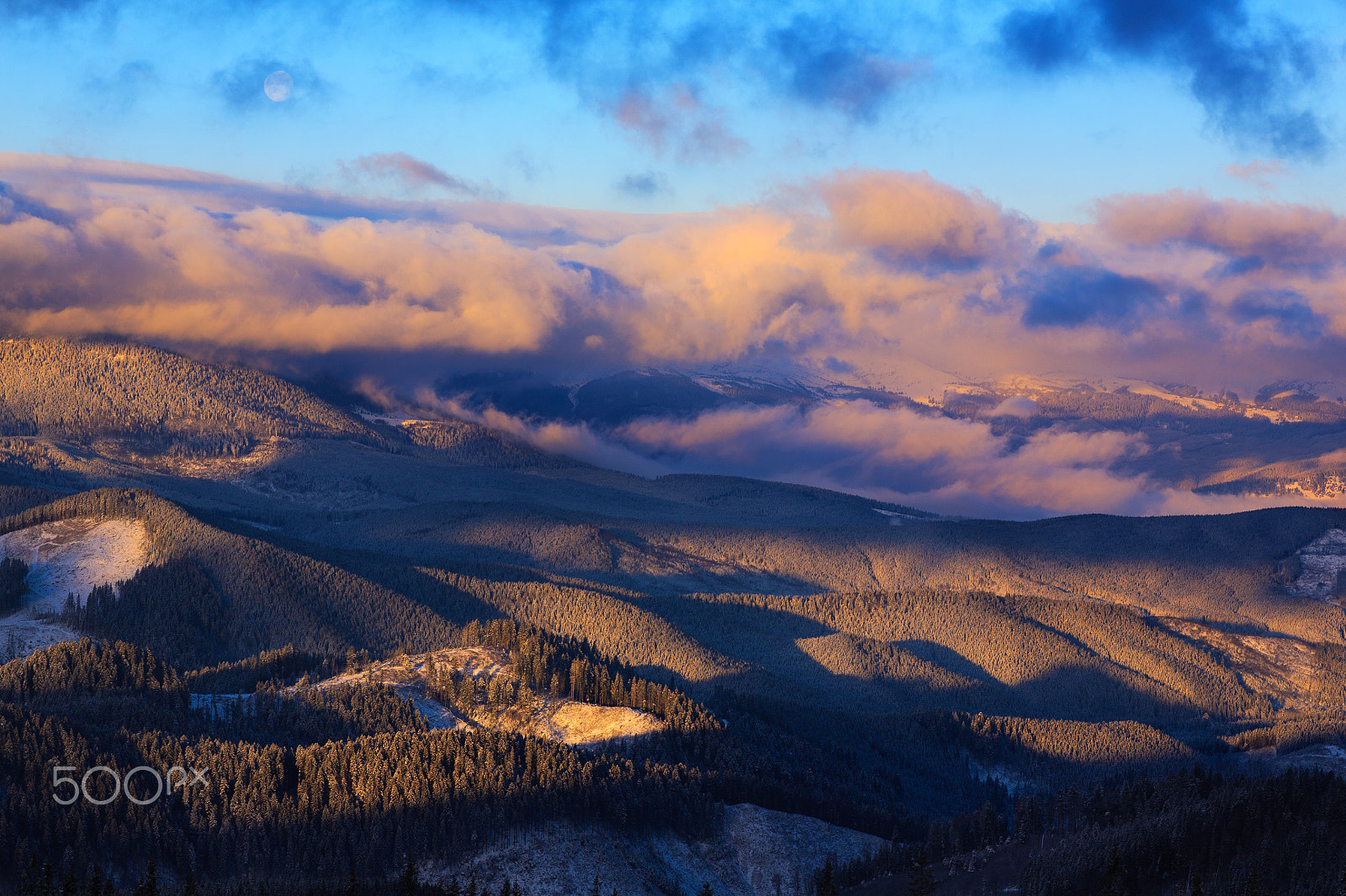 Canon EOS 5D + Canon EF 100mm F2.0 USM sample photo. Morning in the mountains photography