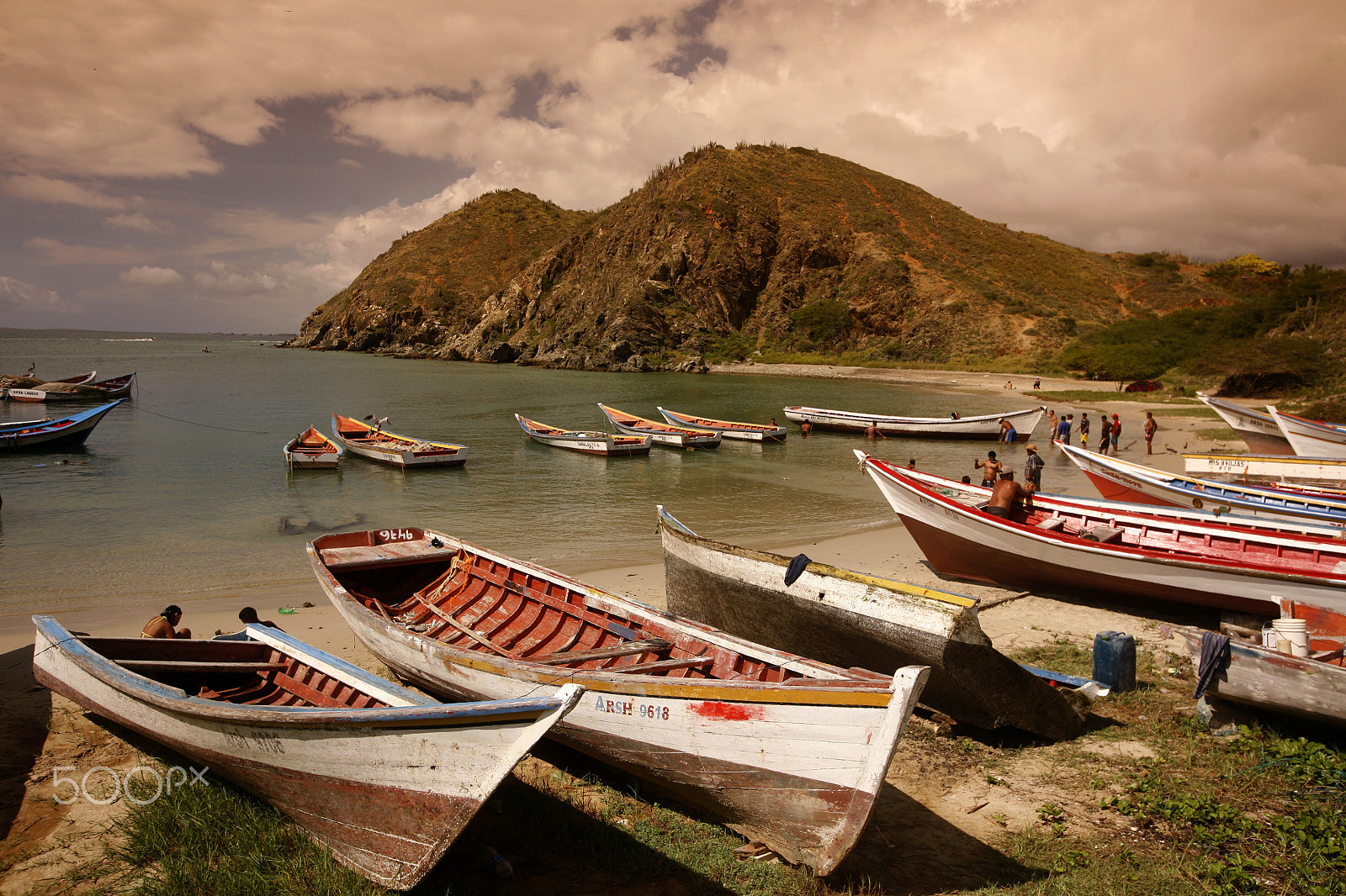 Canon EOS 5D + Canon EF 16-35mm F2.8L USM sample photo. South america venezuela isla margatita pampatar beach coast photography