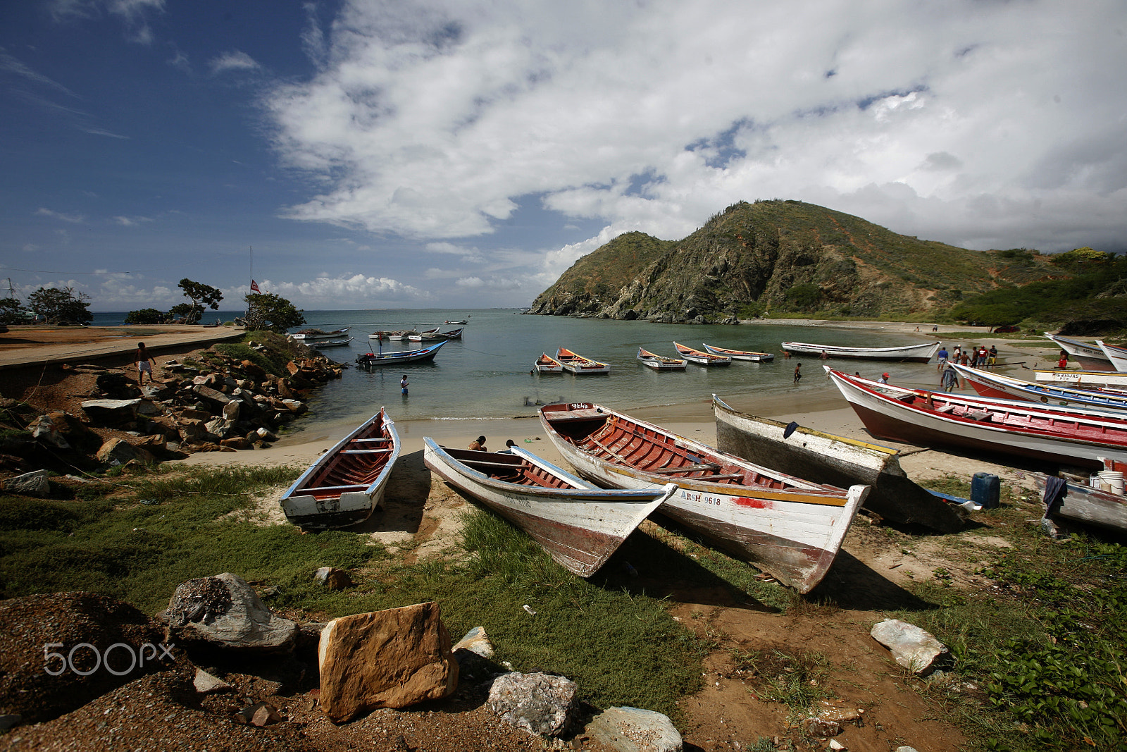 Canon EOS 5D + Canon EF 16-35mm F2.8L USM sample photo. South america venezuela isla margatita pampatar beach coast photography