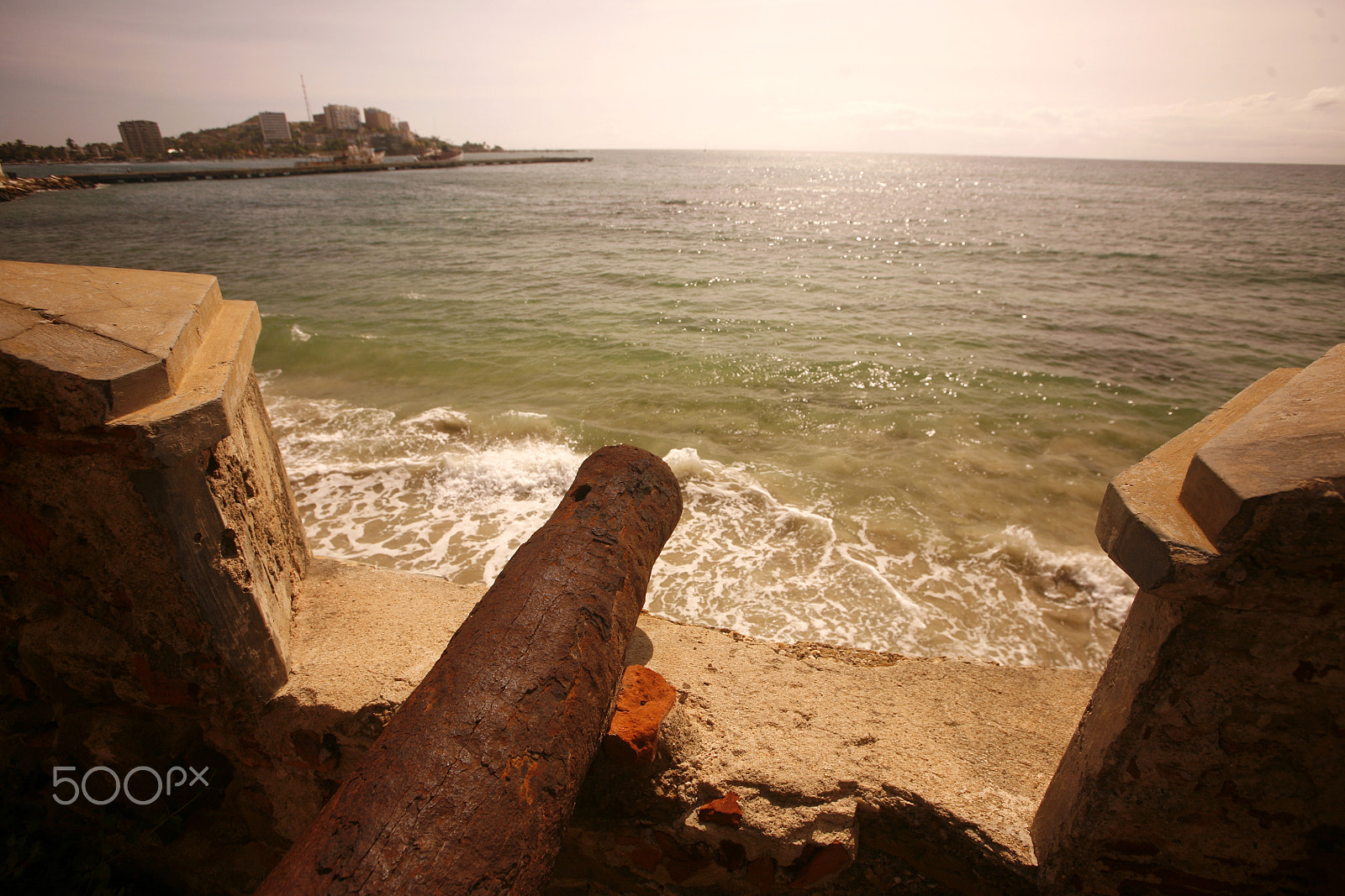 Canon EOS 5D + Canon EF 16-35mm F2.8L USM sample photo. South america venezuela isla margatita pampatar castillo photography