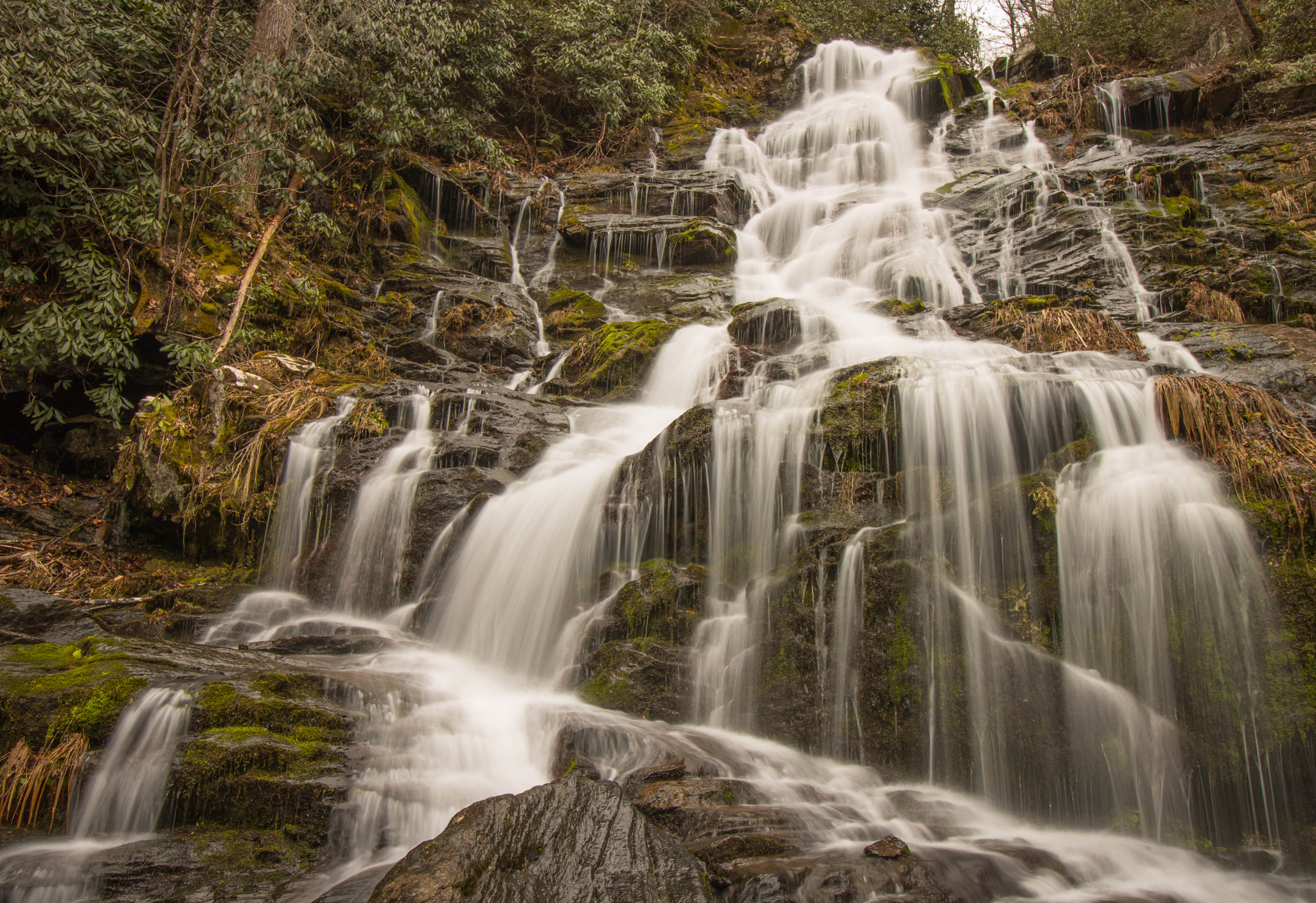 Canon EF-S 10-18mm F4.5–5.6 IS STM sample photo. Catawba cascades at dawn photography