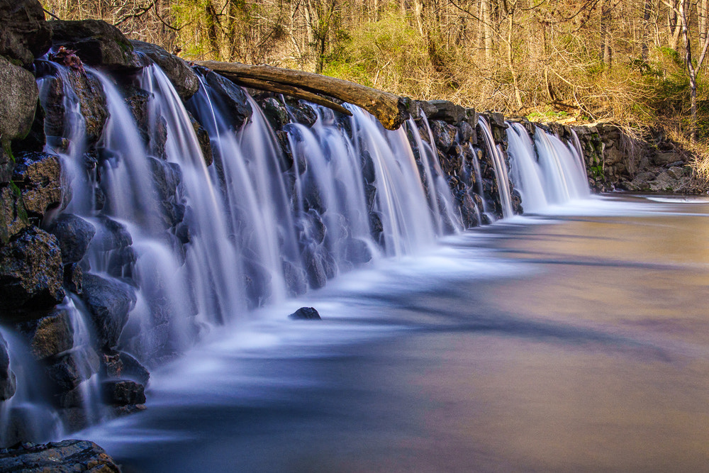 Sony ILCA-77M2 + Sigma 17-70mm F2.8-4.5 (D) sample photo. Ridley creek -  falls at sycamore mill photography