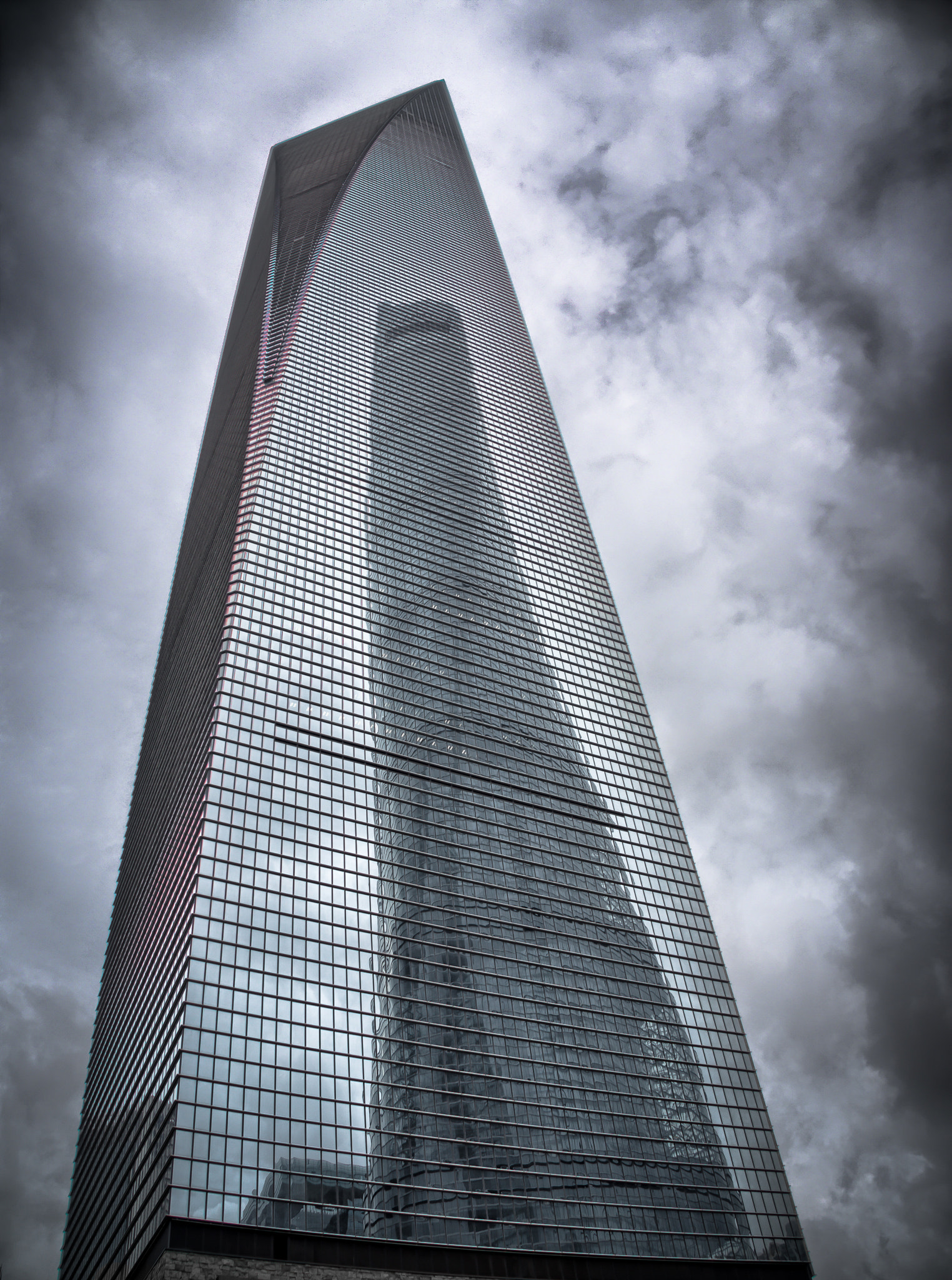 Olympus PEN E-PL6 sample photo. Shanghai world financial center photography