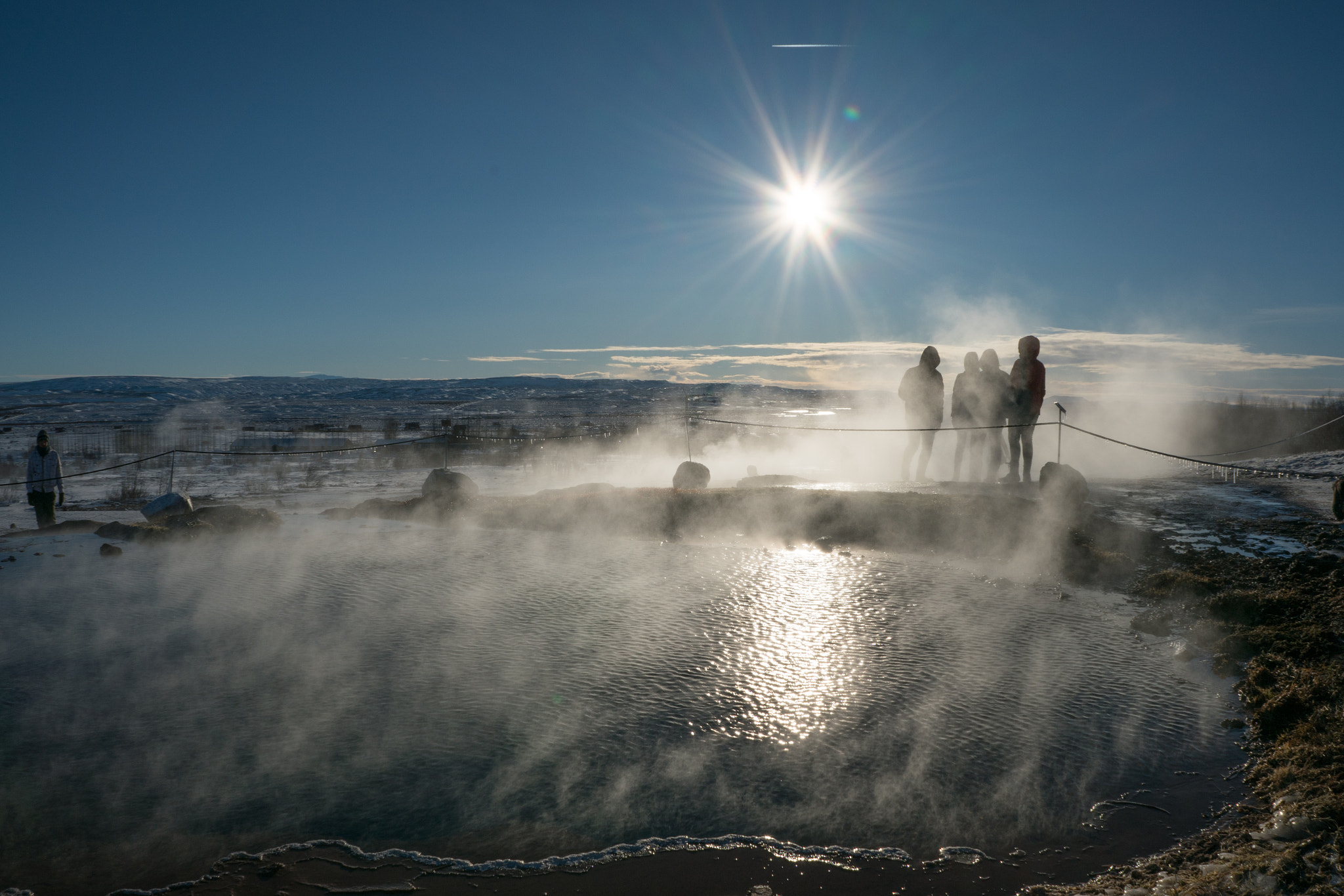 Sony FE 28mm F2 sample photo. Hot springs near geysir in iceland photography