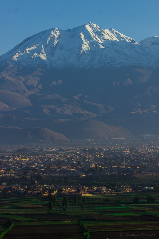 Canon EF 100-400mm F4.5-5.6L IS USM sample photo. Chachani volcano photography