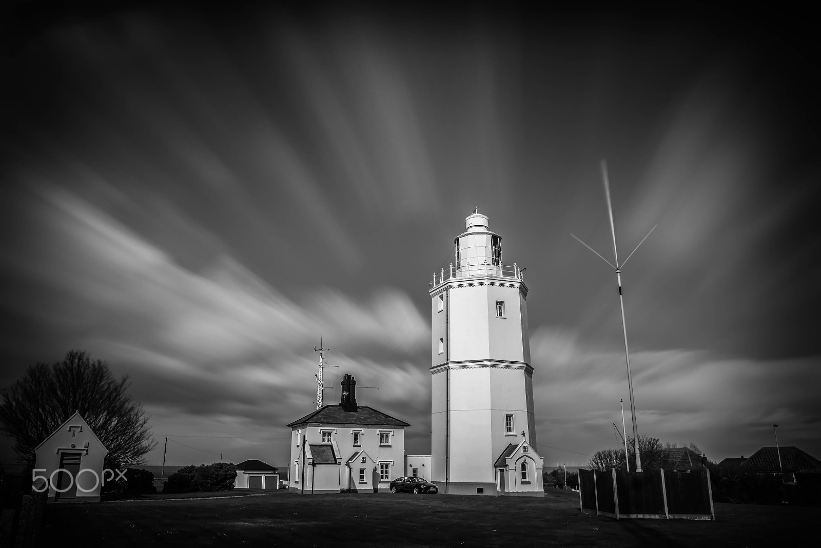 Samyang 12mm F2.8 ED AS NCS Fisheye sample photo. North foreland lighthouse photography