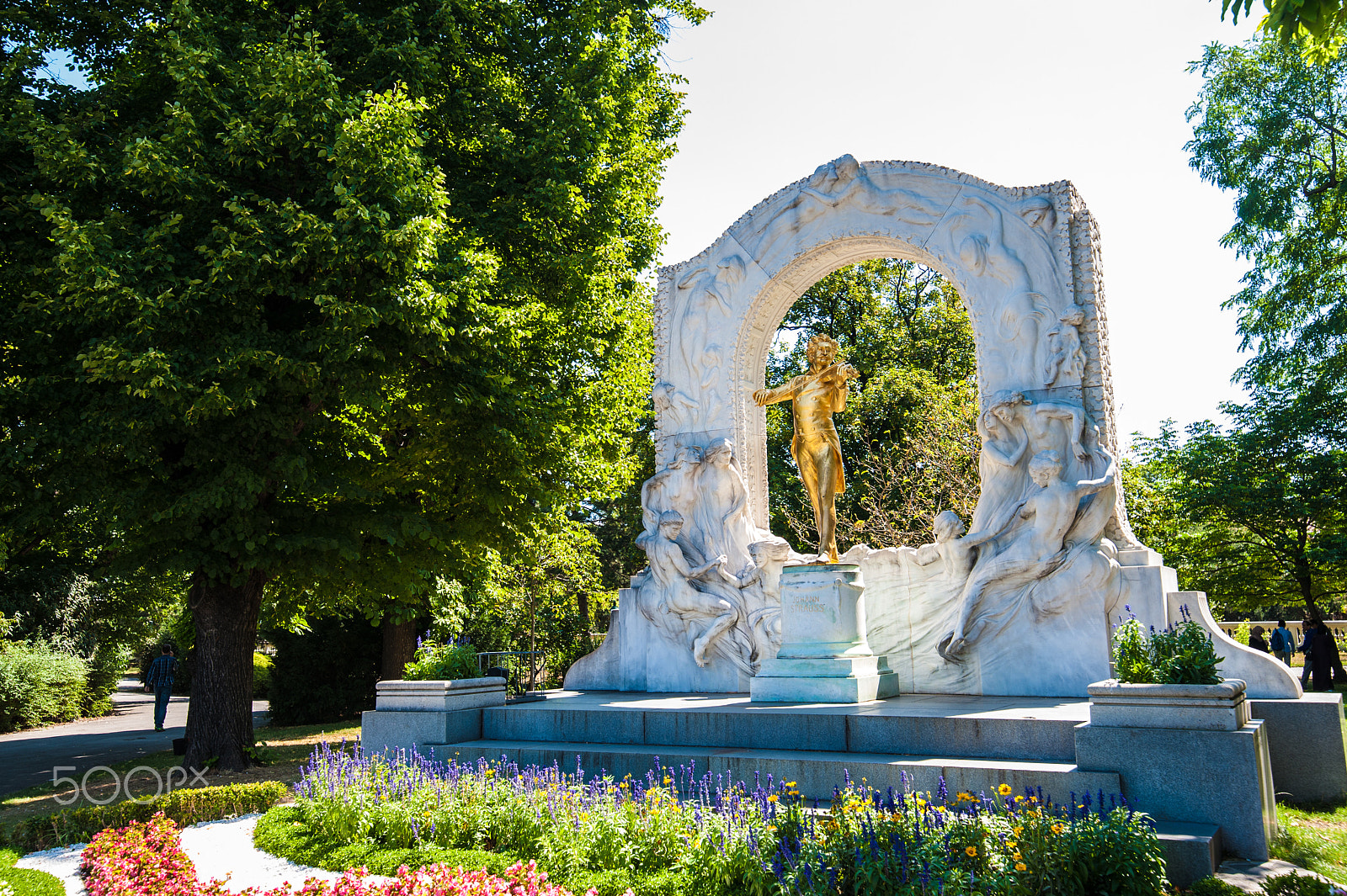 Tamron SP 15-30mm F2.8 Di VC USD sample photo. Johann strauss ii, stadtpark photography