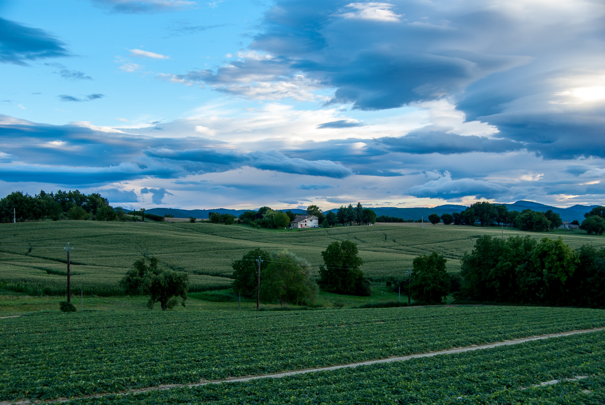 Pentax K10D sample photo. Countryside photography