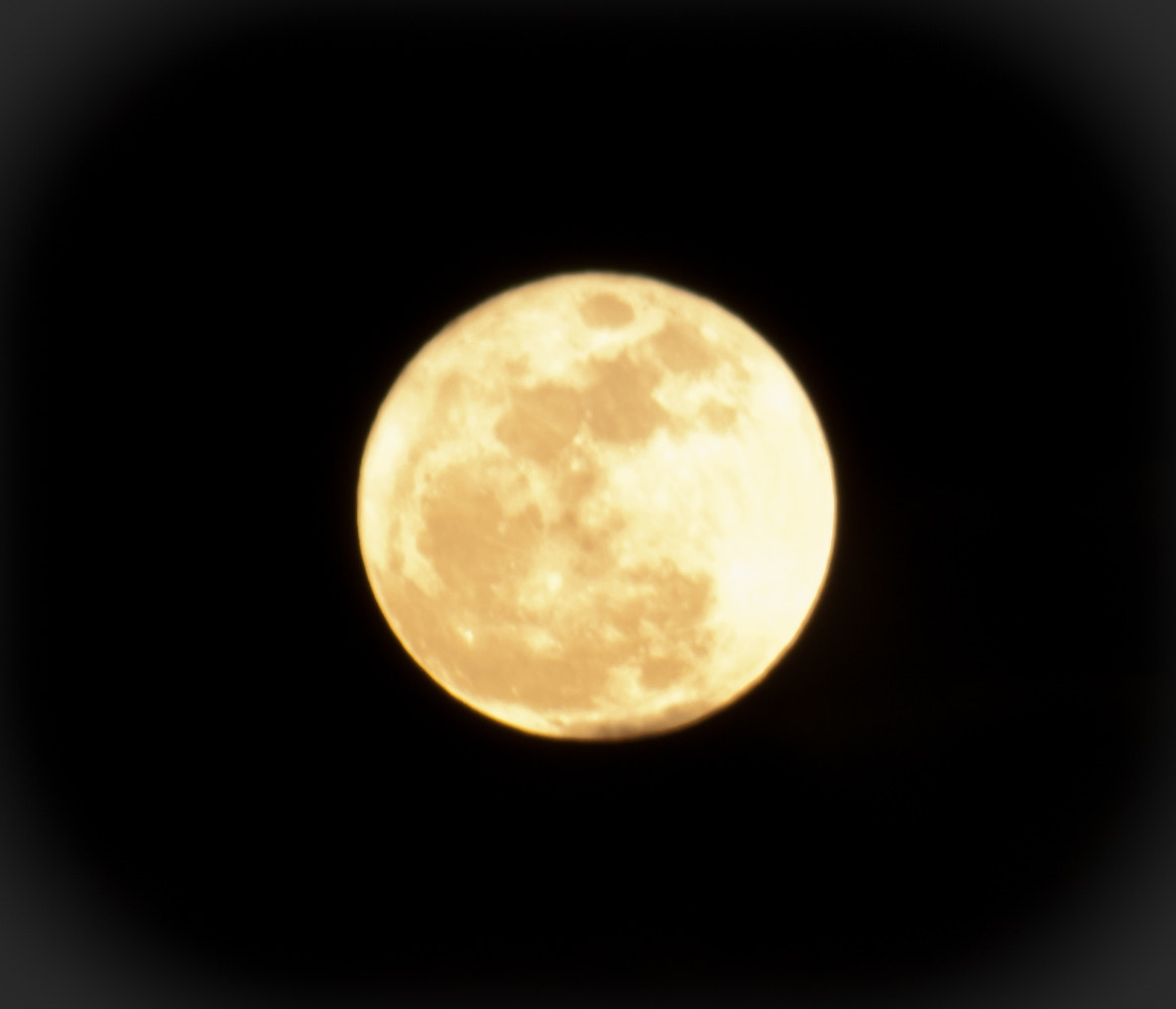 Nikon D60 sample photo. Supermoono photography