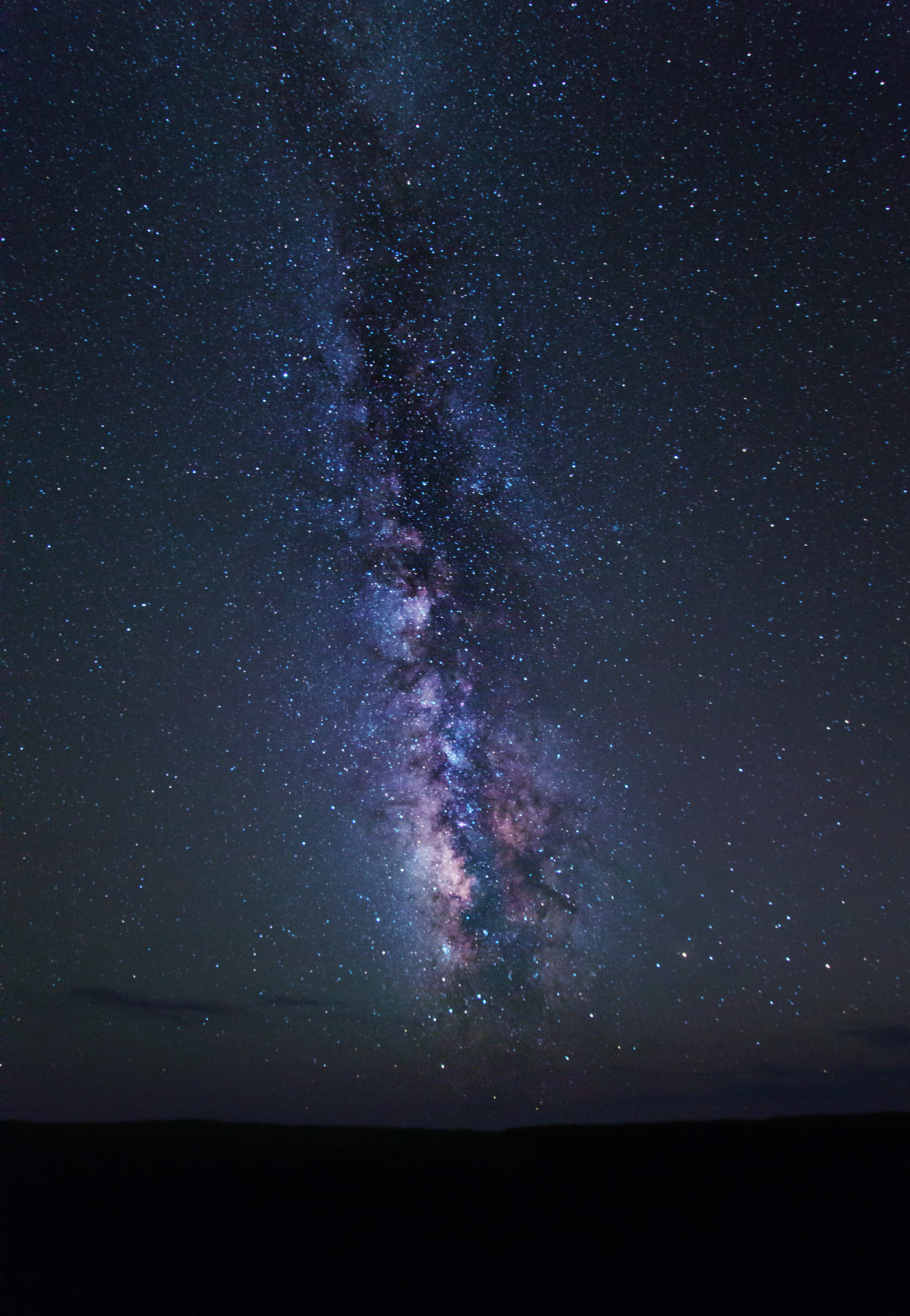 Pentax K-30 + A Series Lens sample photo. Milky way in utah photography