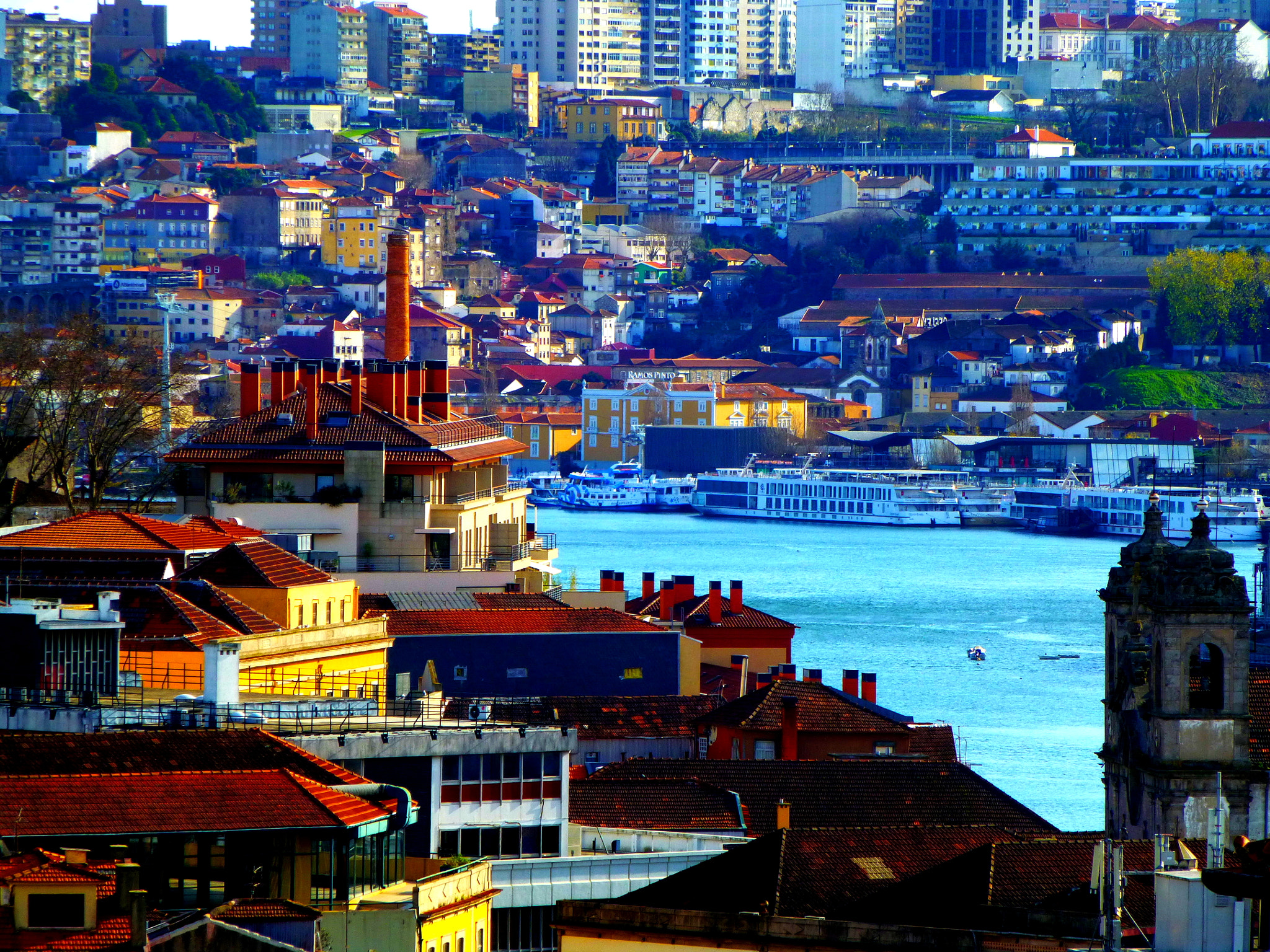 Panasonic DMC-ZS19 sample photo. Porto city riverside photography