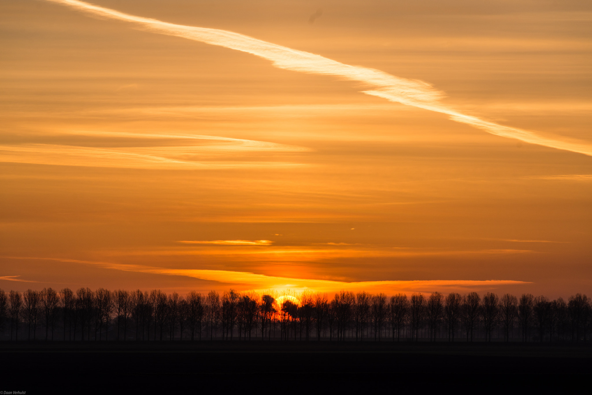 Sigma 70-200mm F2.8 EX DG Macro HSM II sample photo. Sunrise over west zeeuws vlaanderen photography