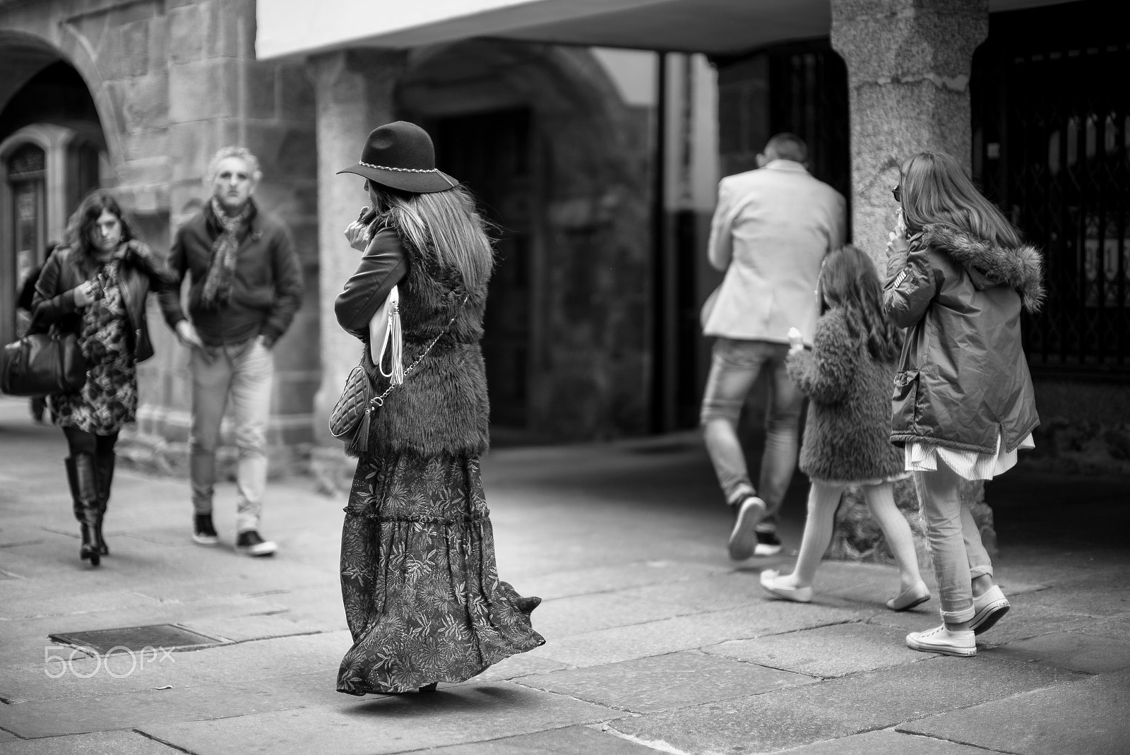 Leica Noctilux-M 50mm F0.95 ASPH sample photo. Streets of santiago compostela photography