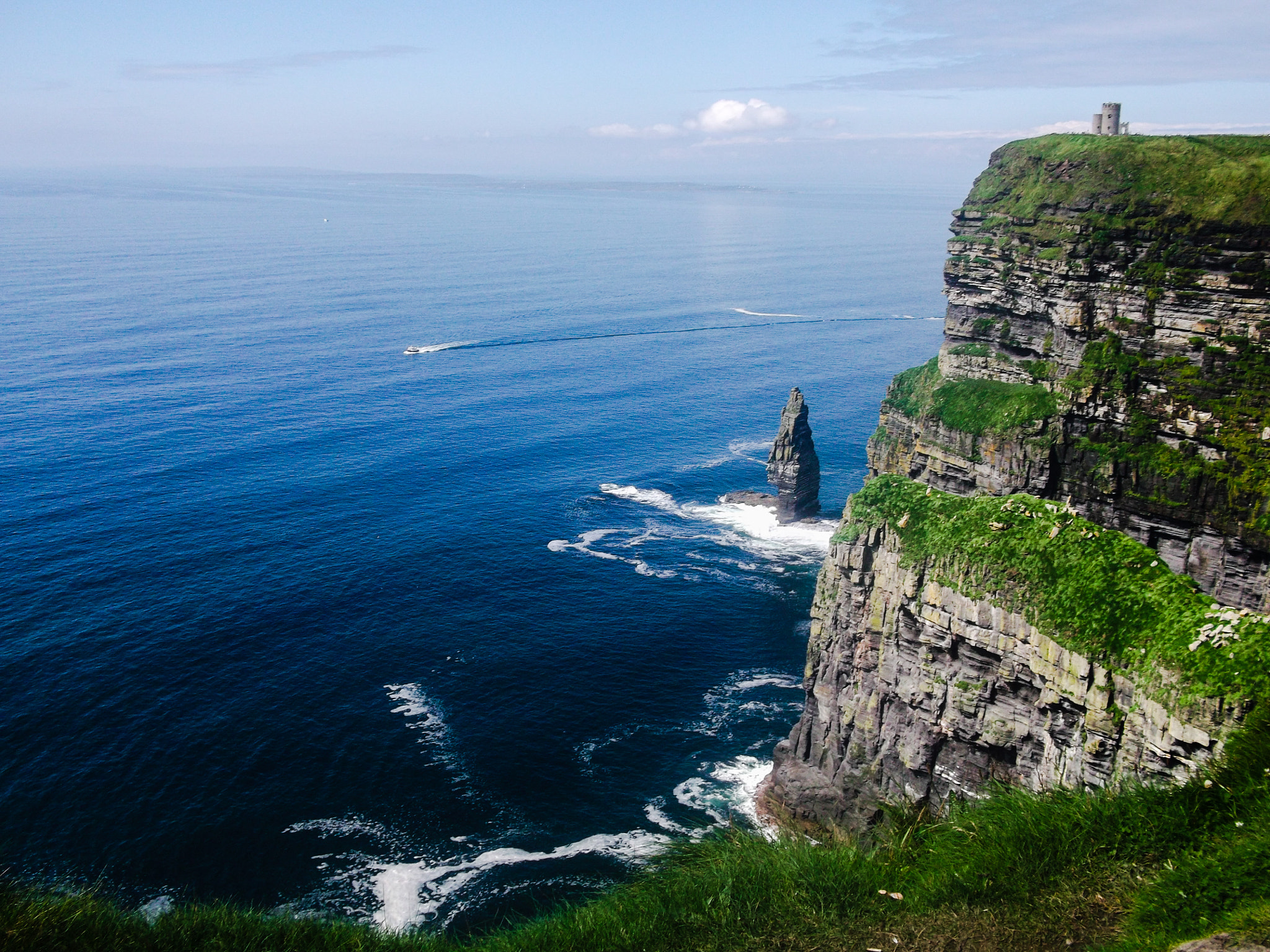 FujiFilm FinePix JV200 (FinePix JV205) sample photo. Cliffs of moher photography