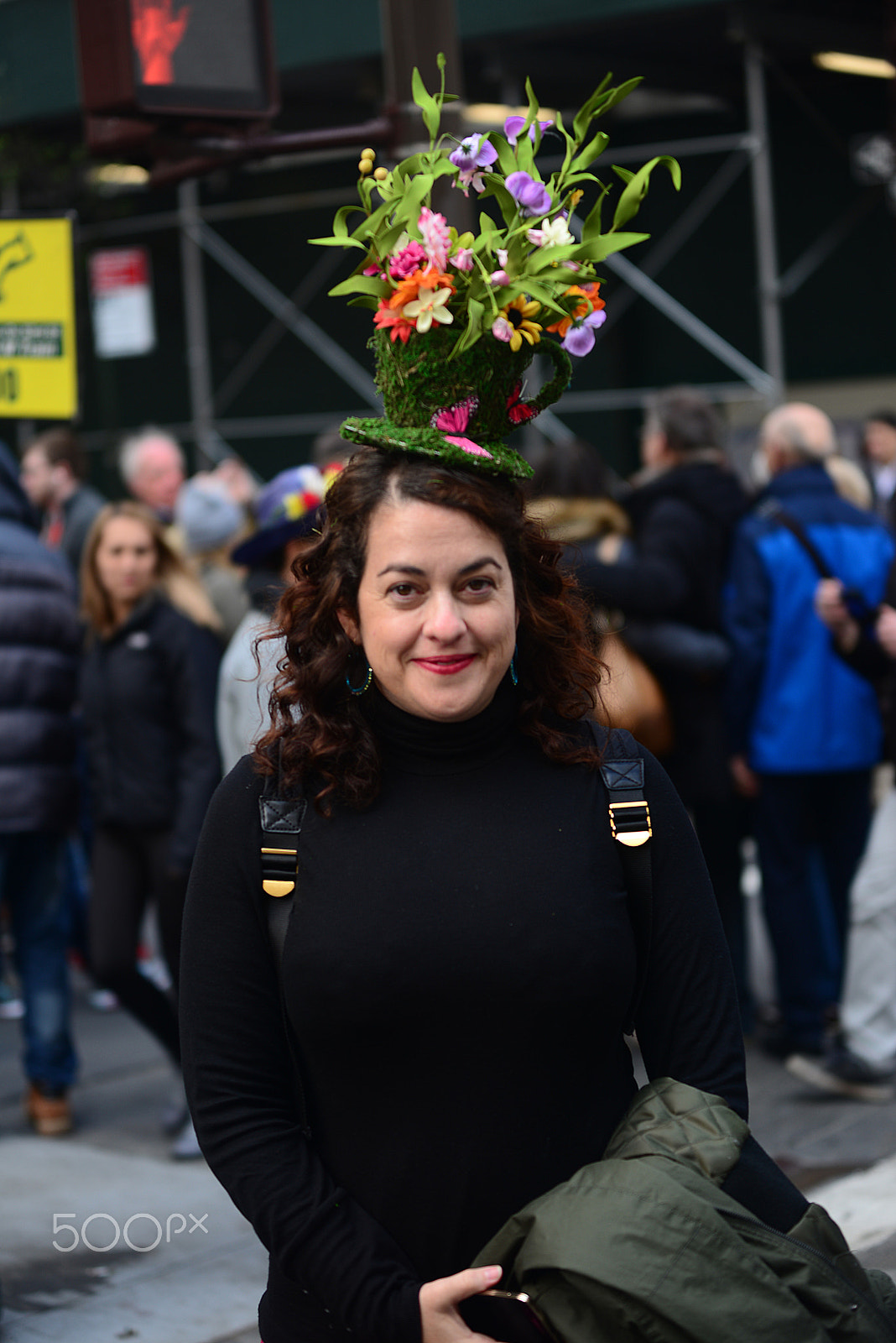 Nikon D600 + Nikon AF Nikkor 105mm F2D DC sample photo. Easter bonnet festival nyc photography