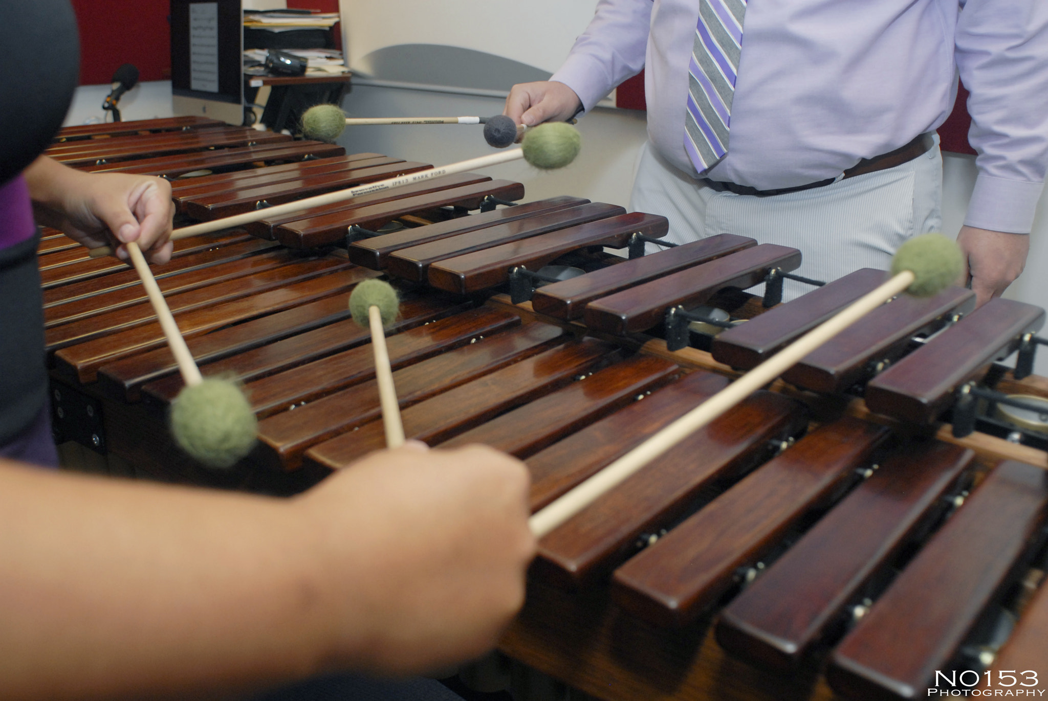 Nikon D200 + AF Nikkor 20mm f/2.8 sample photo. Fau percussion recital photography