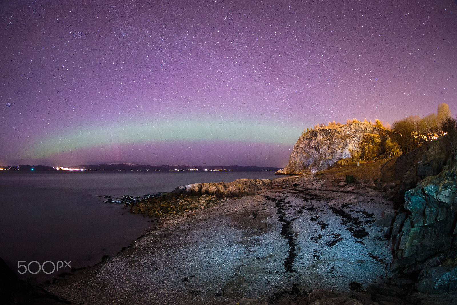 Nikon AF DX Fisheye-Nikkor 10.5mm F2.8G ED sample photo. Nordlys trondheim photography