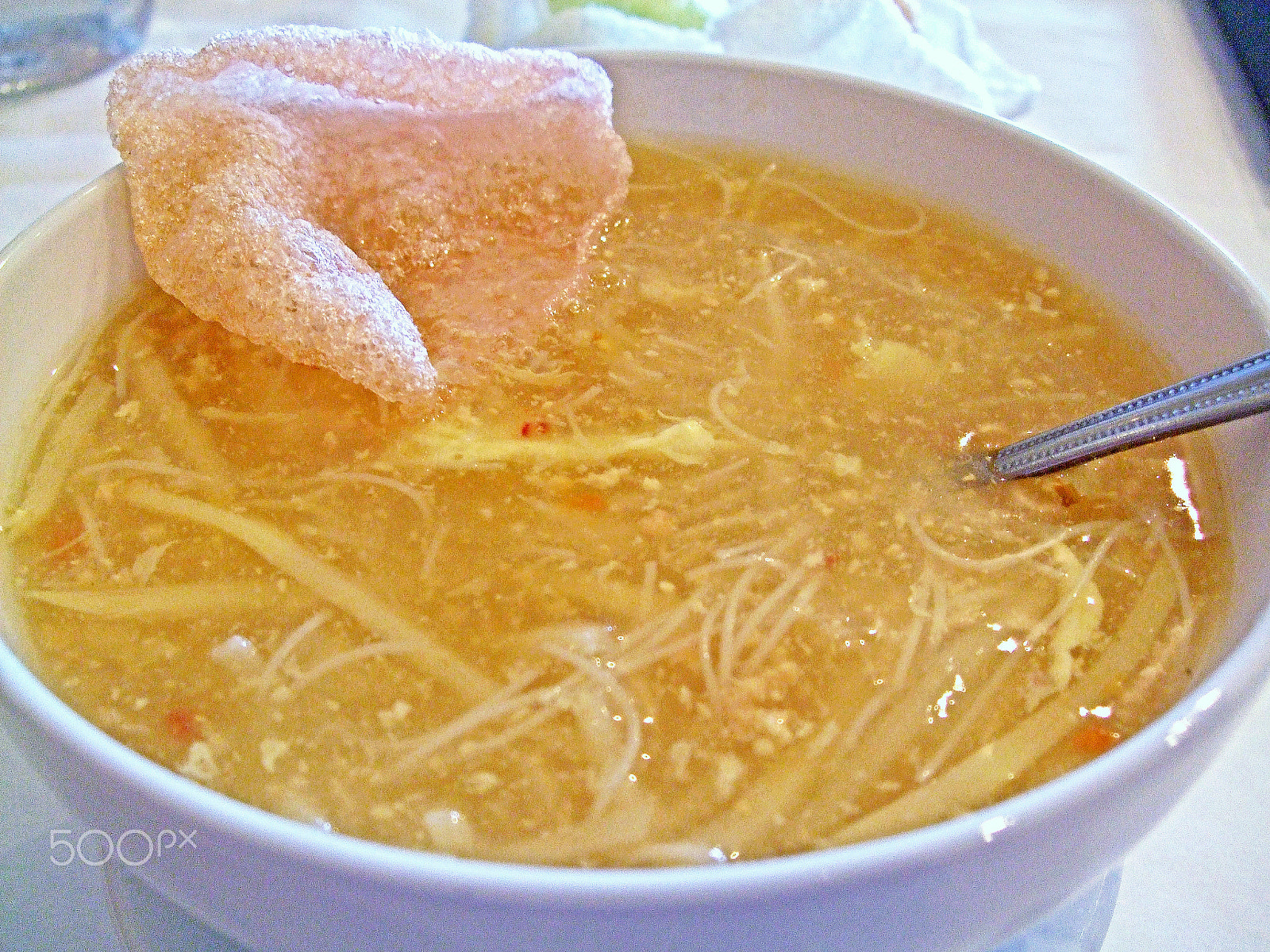 Fujifilm FinePix F50SE sample photo. Egg drop or egg nest soup photography