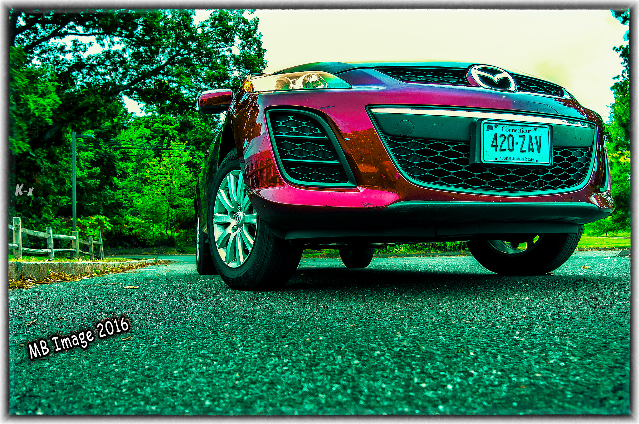 Pentax K-x sample photo. Mazda cx-7 september 2014 photography