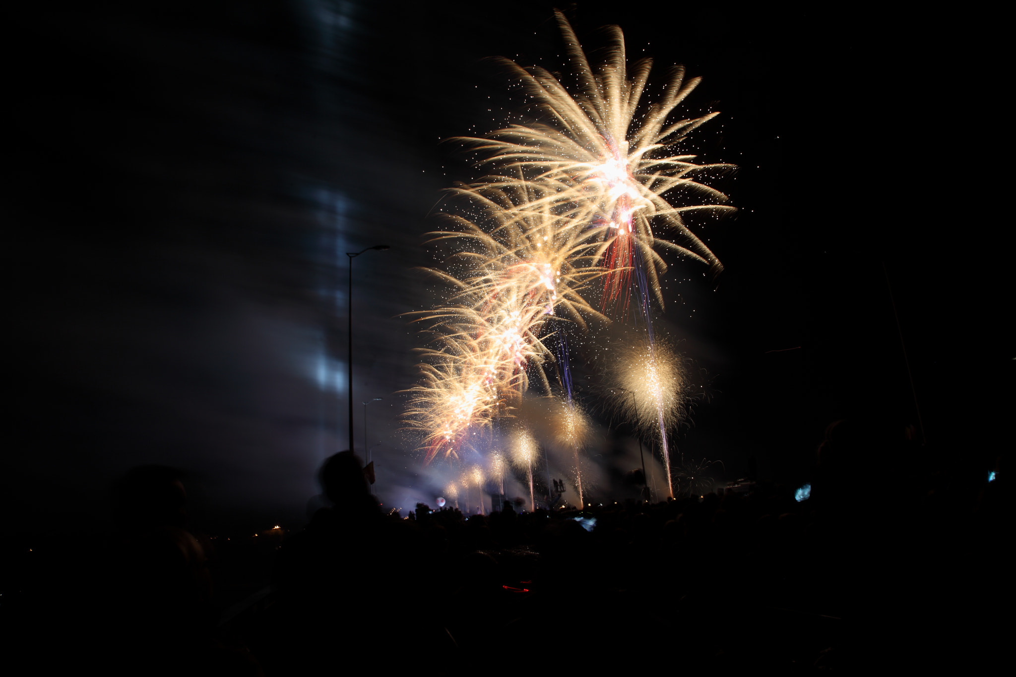 Canon EF 24-105mm F4L IS USM sample photo. Fireworks photography
