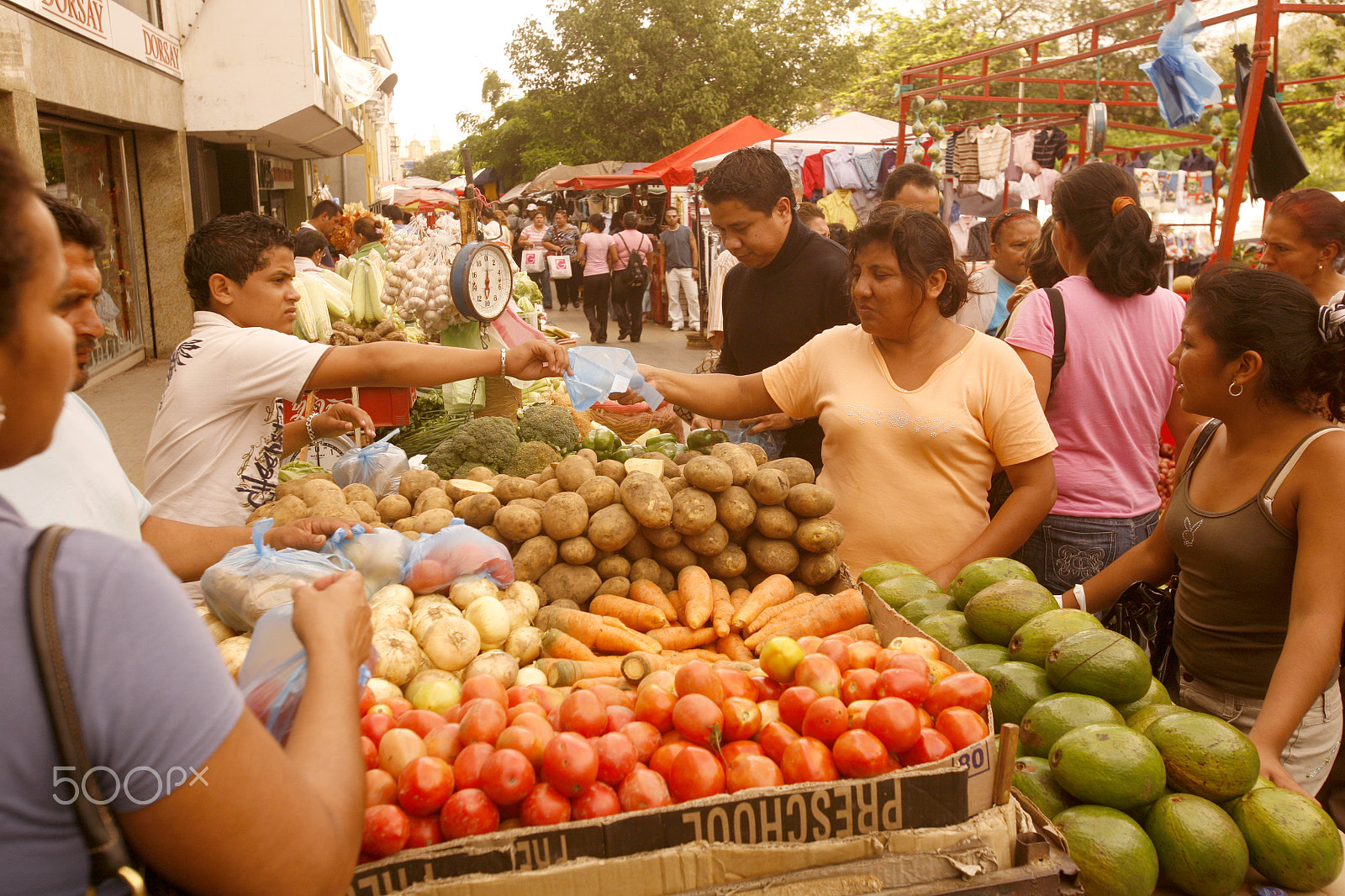 Canon EOS 5D + Canon EF 16-35mm F2.8L USM sample photo. South america venezuela maracaibo town market photography