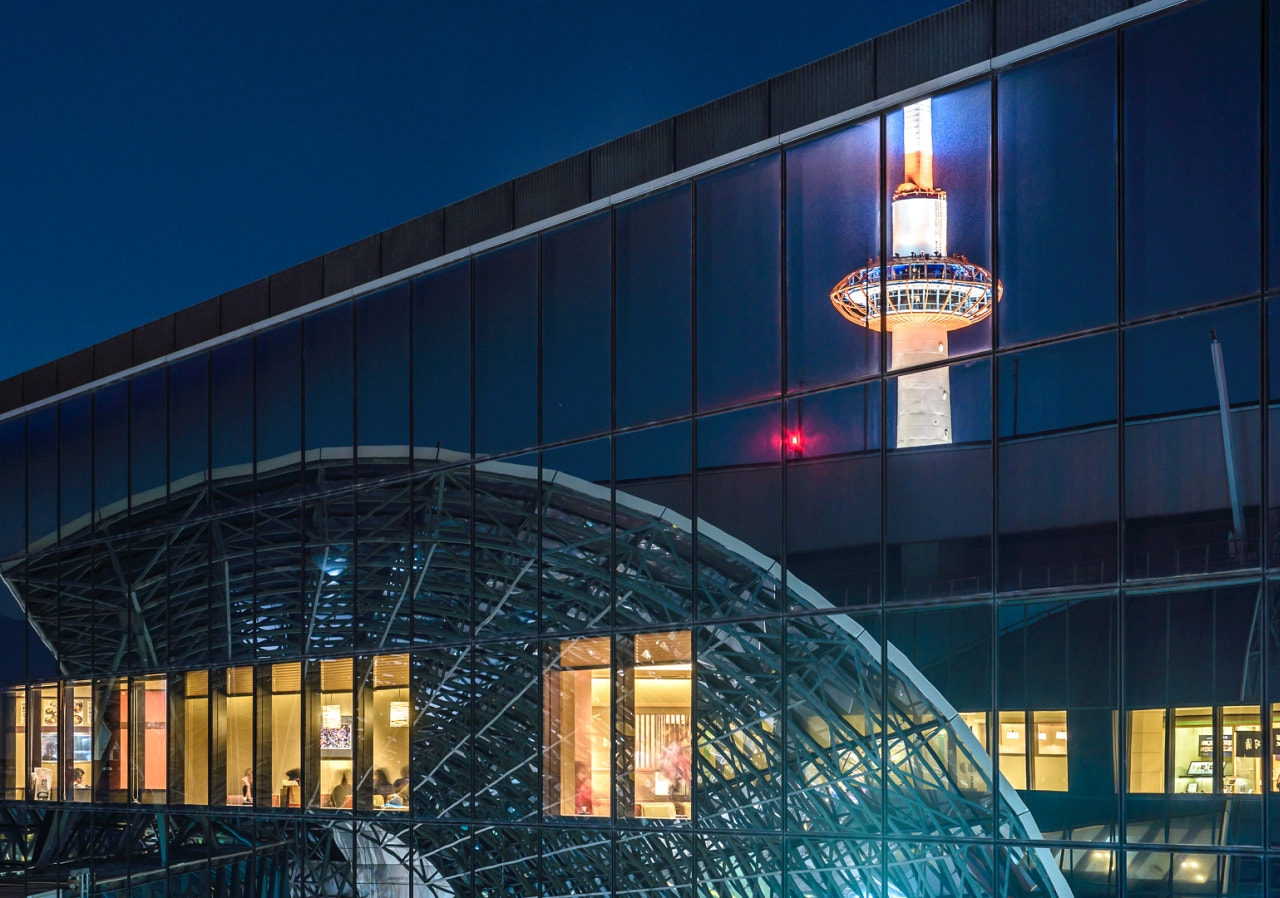 Nikon D600 sample photo. Kyoto station photography