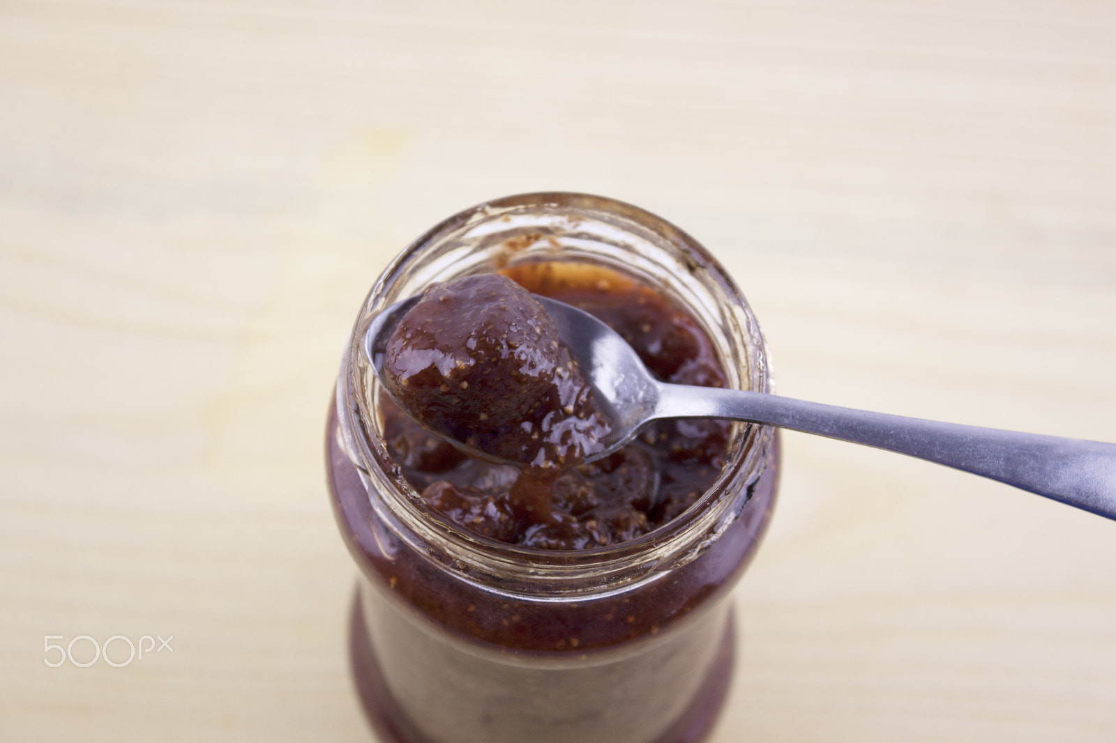 Canon EF-S 18-55mm F3.5-5.6 III sample photo. Jar of jam photography