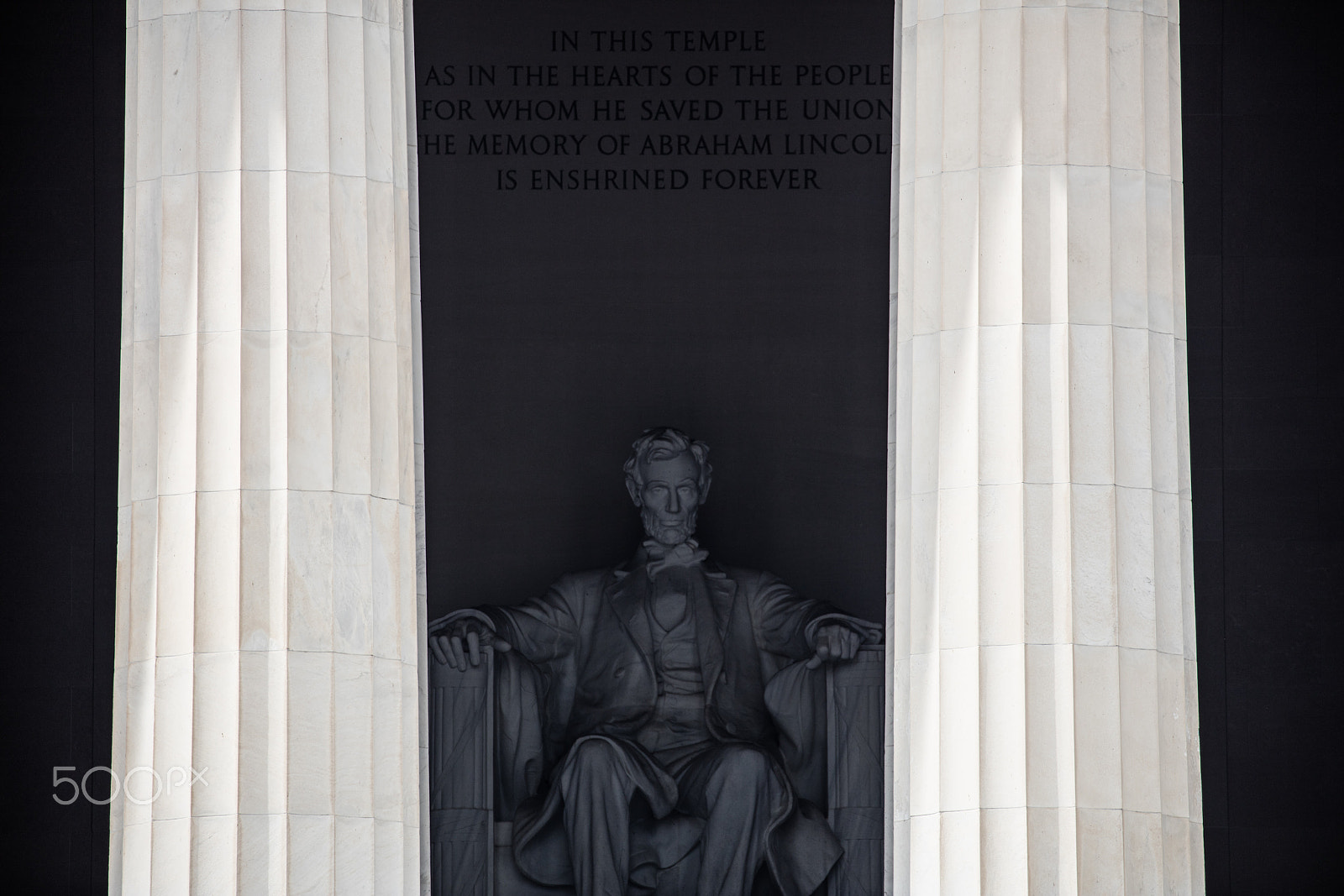 Canon EF 100-400mm F4.5-5.6L IS II USM sample photo. The lincoln memorial photography
