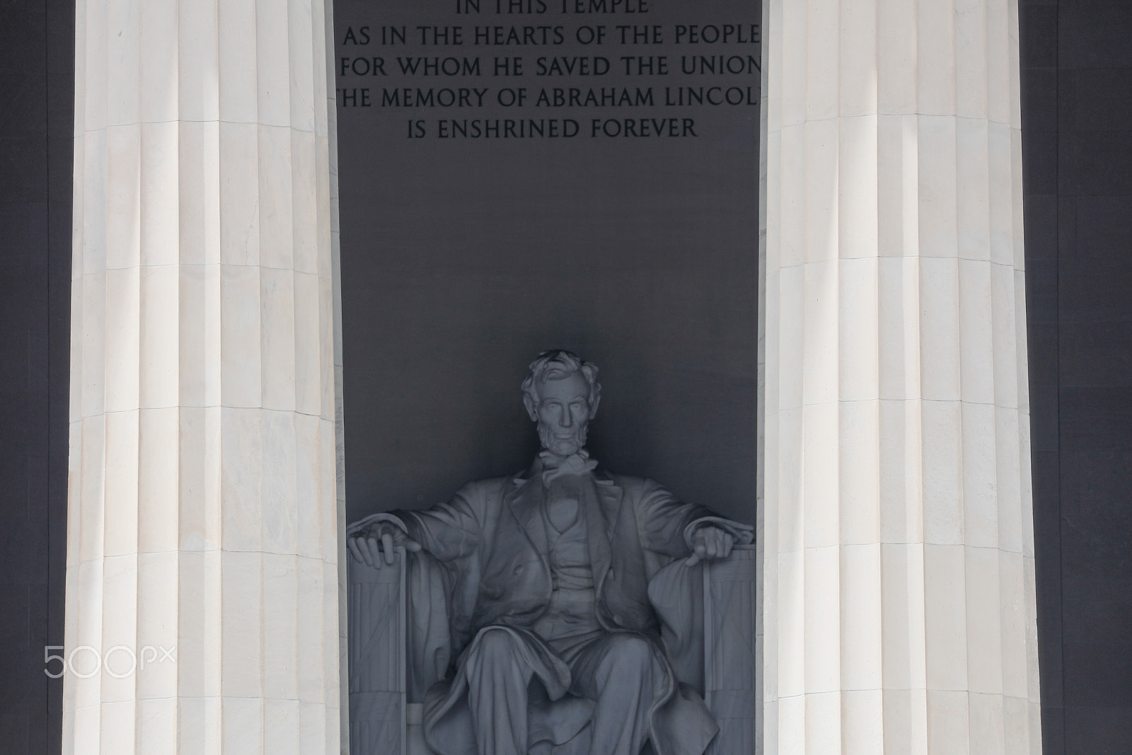 Canon EF 100-400mm F4.5-5.6L IS II USM sample photo. The lincoln memorial photography