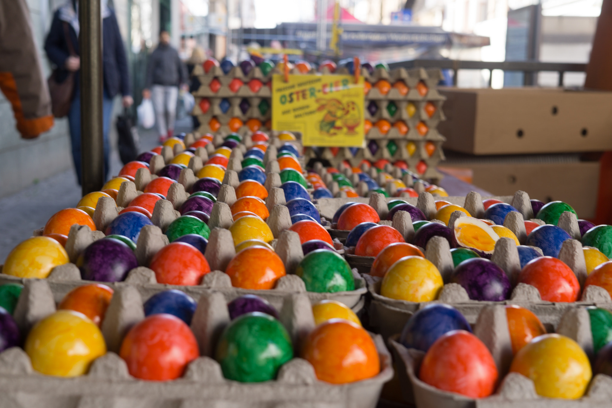 Sony a5100 + Sigma 30mm F2.8 EX DN sample photo. Easter eggs photography