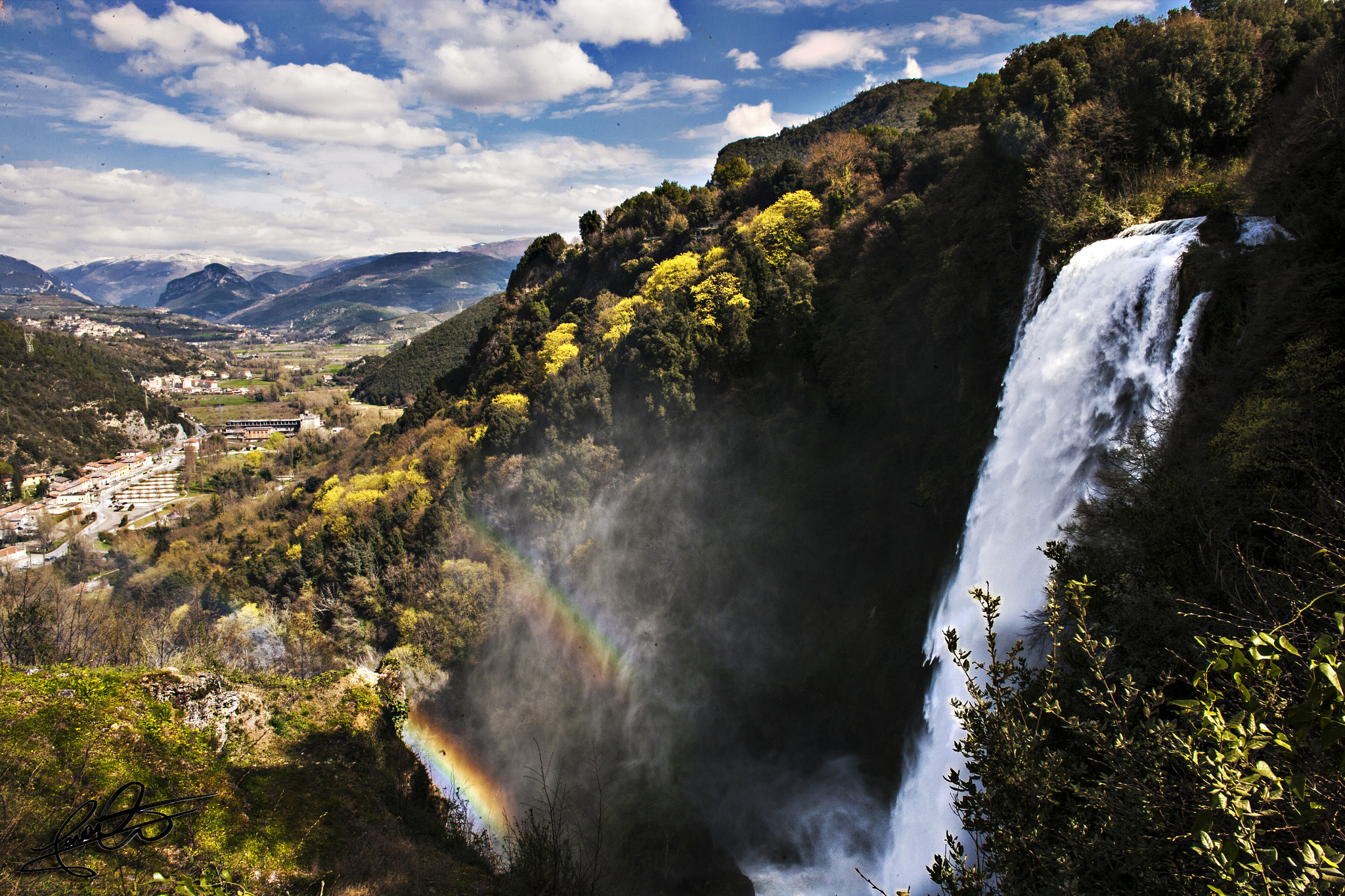 Canon EOS-1Ds Mark II + Canon EF 24mm F2.8 sample photo. Cascate delle marmore photography