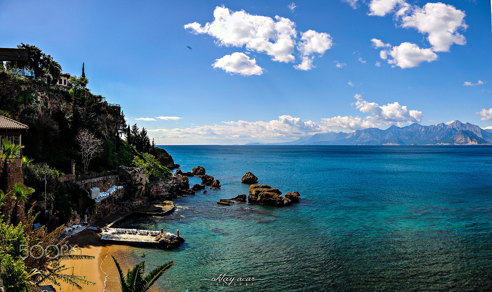 Sigma 10-20mm F4-5.6 EX DC HSM sample photo. Kaleiçi beach & antalya-turkey photography