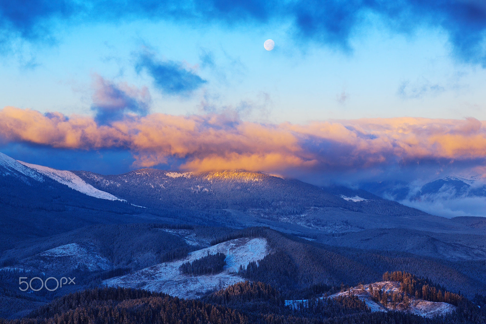 Canon EOS 5D + Canon EF 100mm F2.0 USM sample photo. Morning in the mountains photography