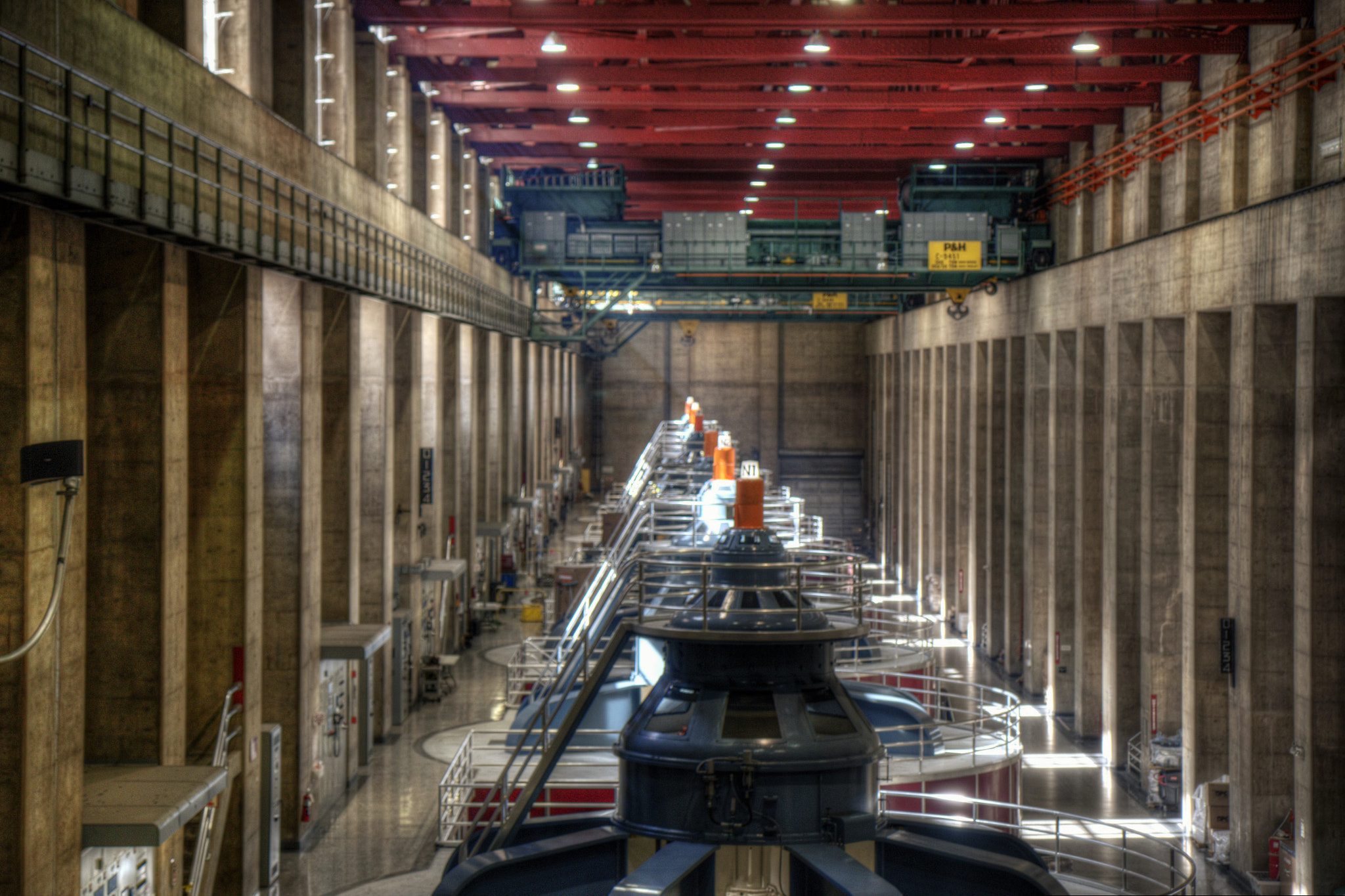 Canon EF-S 17-55mm F2.8 IS USM sample photo. Hoover dam generator hdra photography