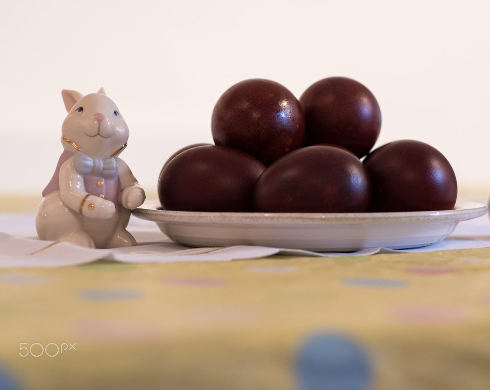 Nikon D5500 + Nikon AF-S Nikkor 85mm F1.8G sample photo. Easter decorations photography