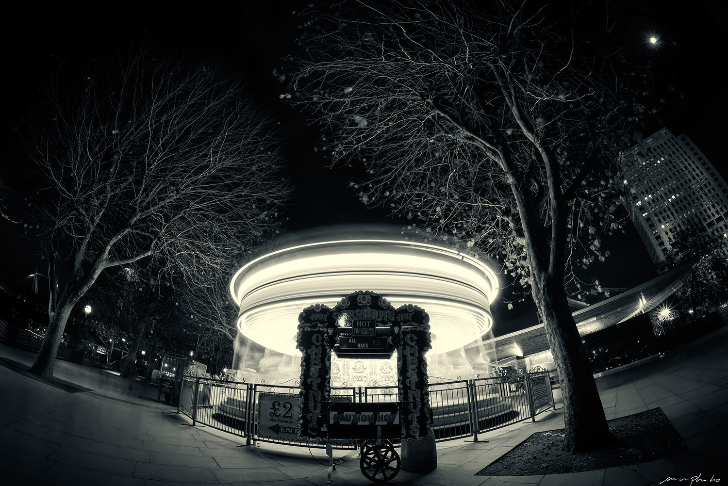 Samyang 12mm F2.8 ED AS NCS Fisheye sample photo. Childhood lights photography