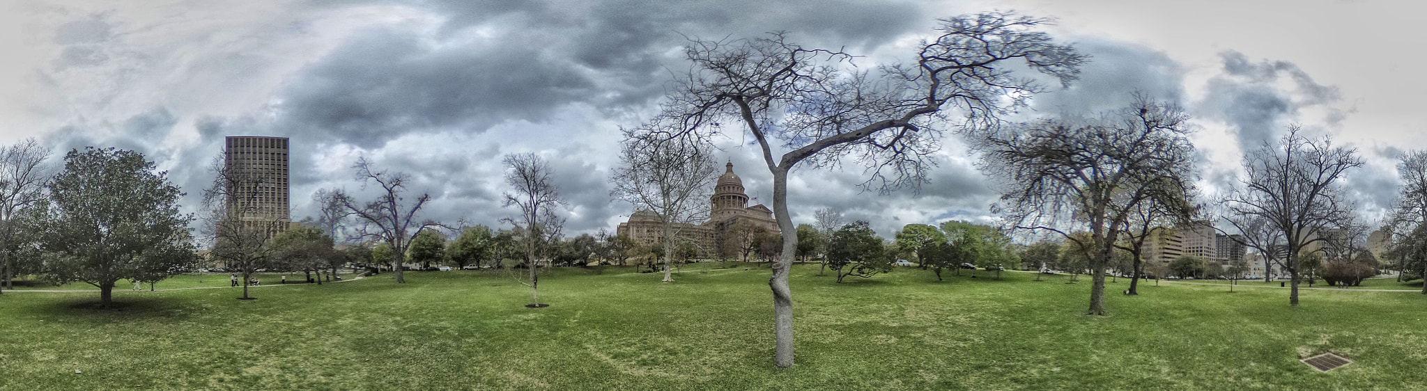 Ricoh Theta S sample photo. Texas capital panorama photography