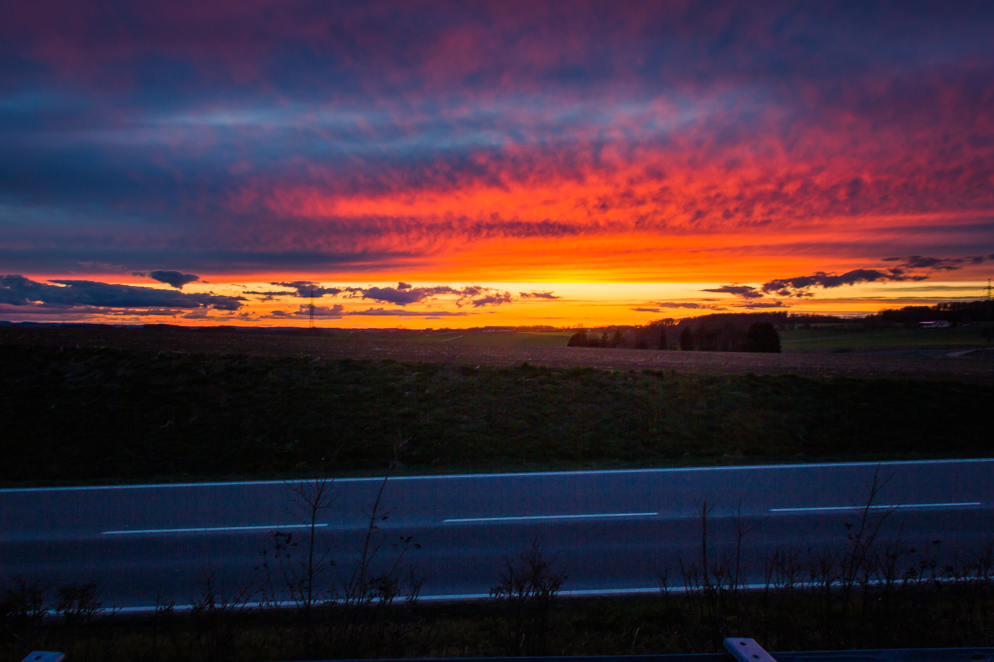 Canon EOS 550D (EOS Rebel T2i / EOS Kiss X4) sample photo. Sunset in germany photography