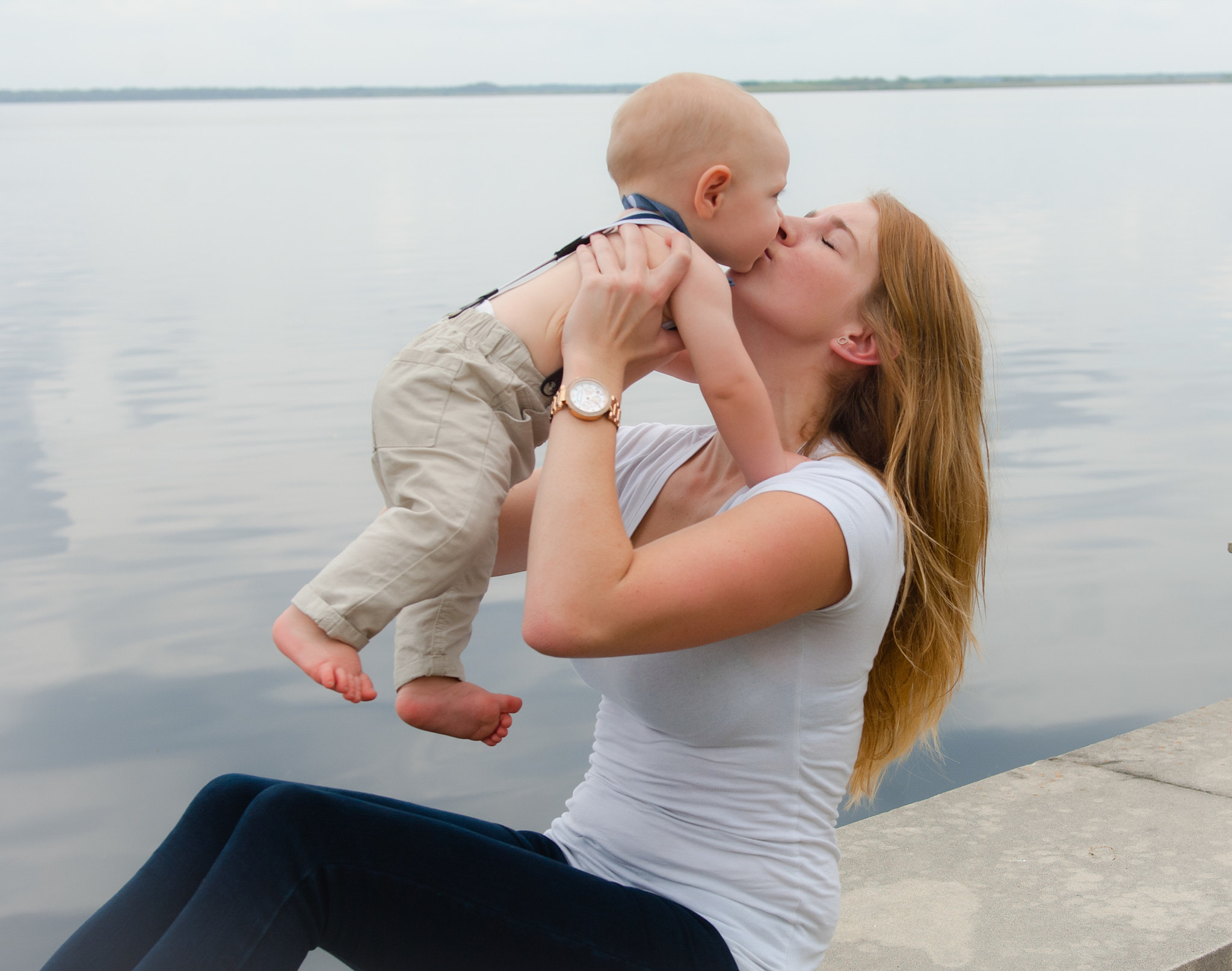 Nikon D2X sample photo. A special mom and son moment. ❤️ photography