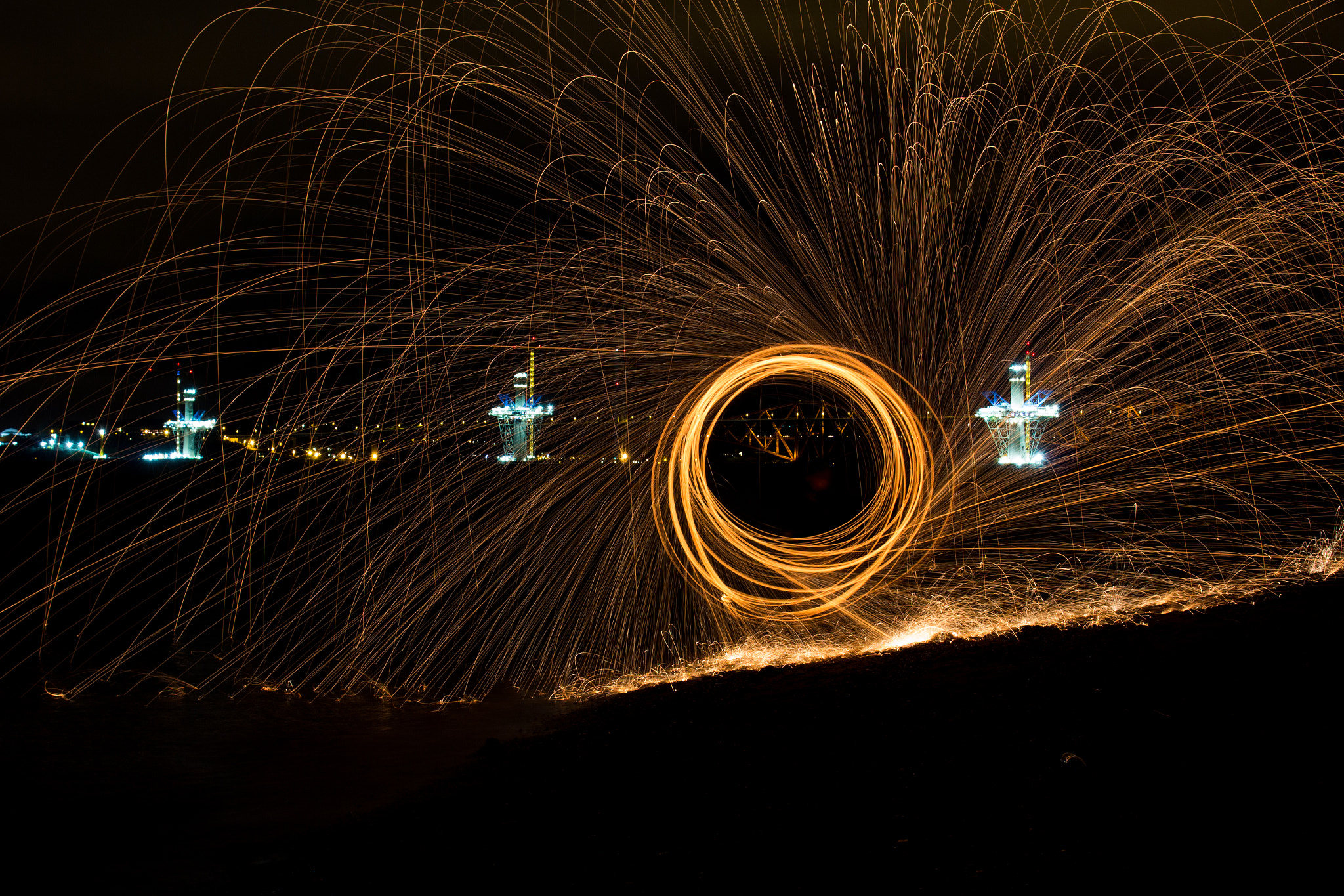 Canon EOS 60D + Sigma 18-50mm F2.8-4.5 DC OS HSM sample photo. Queensferry sparks photography