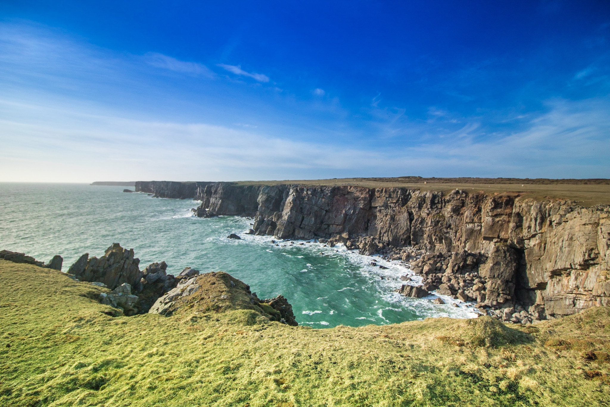 Canon EF-S 10-18mm F4.5–5.6 IS STM sample photo. Pembrokeshire coast photography