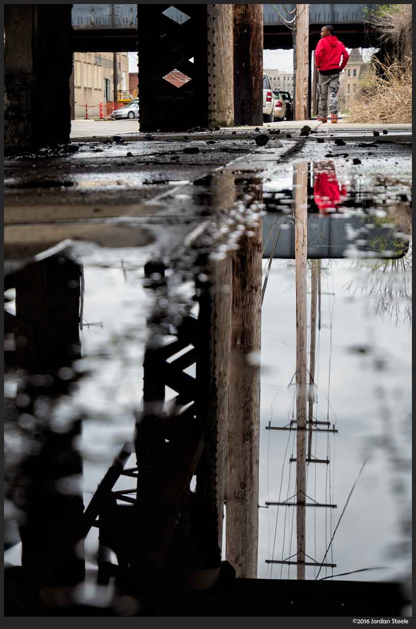 Olympus PEN-F sample photo. Walking on water photography
