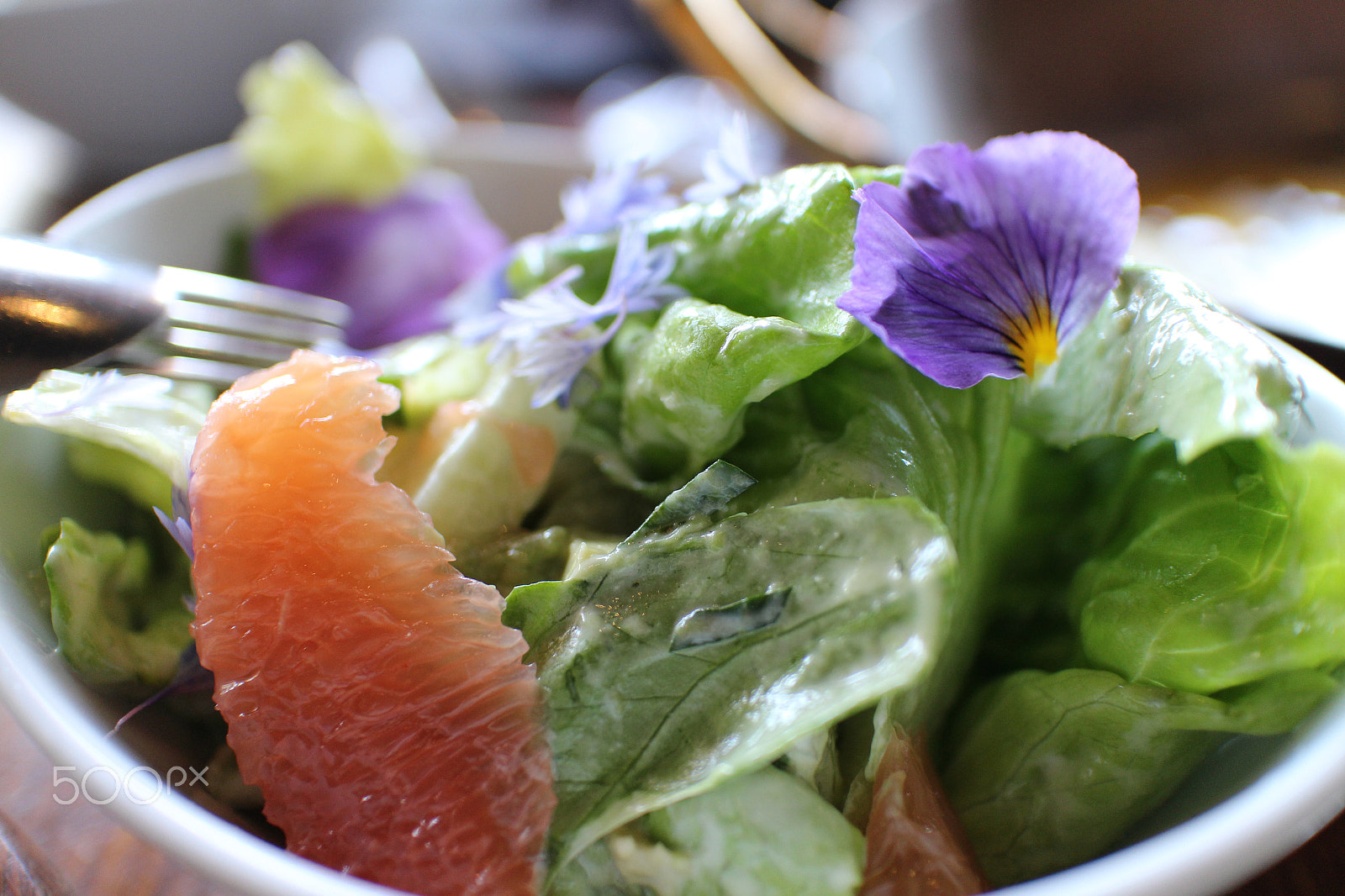 Canon EOS M2 + Canon EF-M 22mm F2 STM sample photo. Floral salad photography