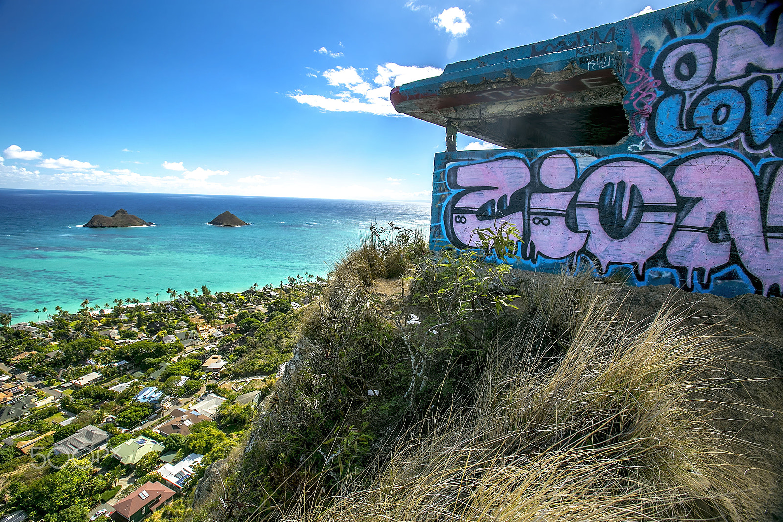 Canon EOS 6D + Canon EF 16-35mm F2.8L USM sample photo. Lanikai pillbox hike on oahu, hawaii photography