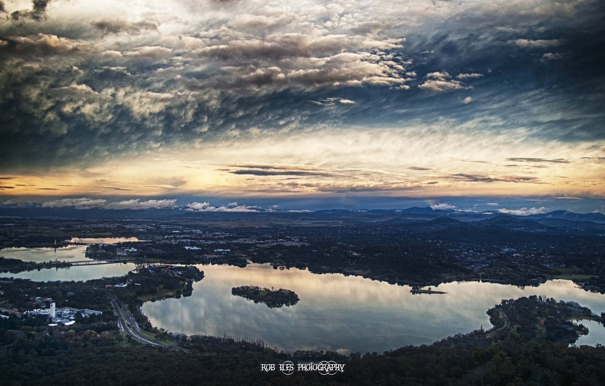 Pentax *ist DL sample photo. Canberra sunset photography