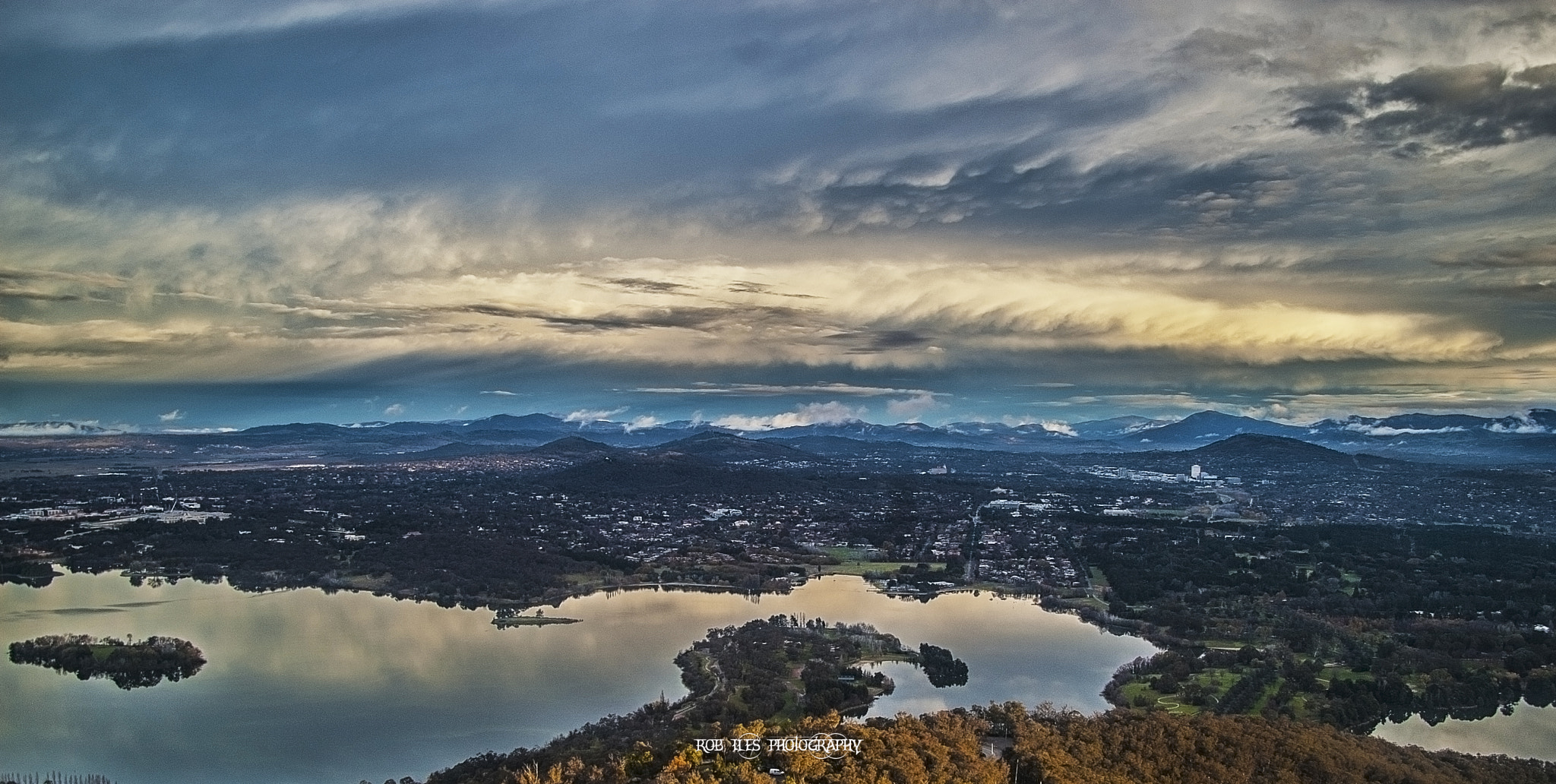 Pentax *ist DL sample photo. Canberra skyline photography