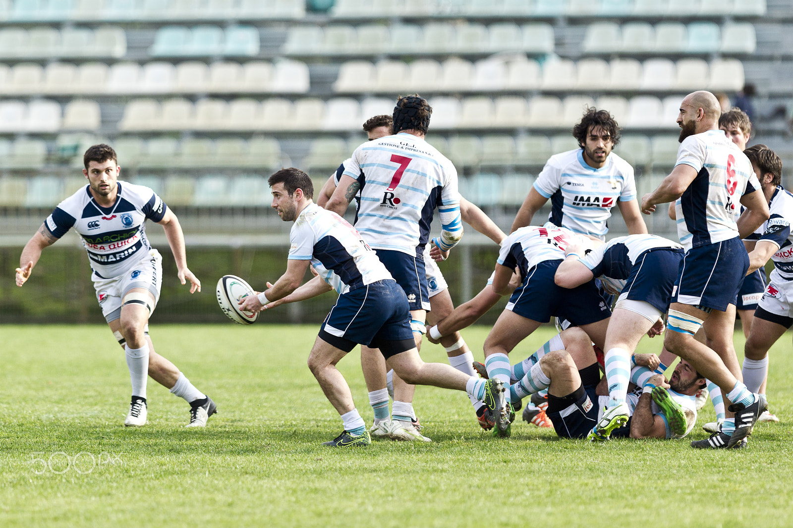 Canon EF 300mm F2.8L IS USM sample photo. Lazio rugby vs mogliano photography