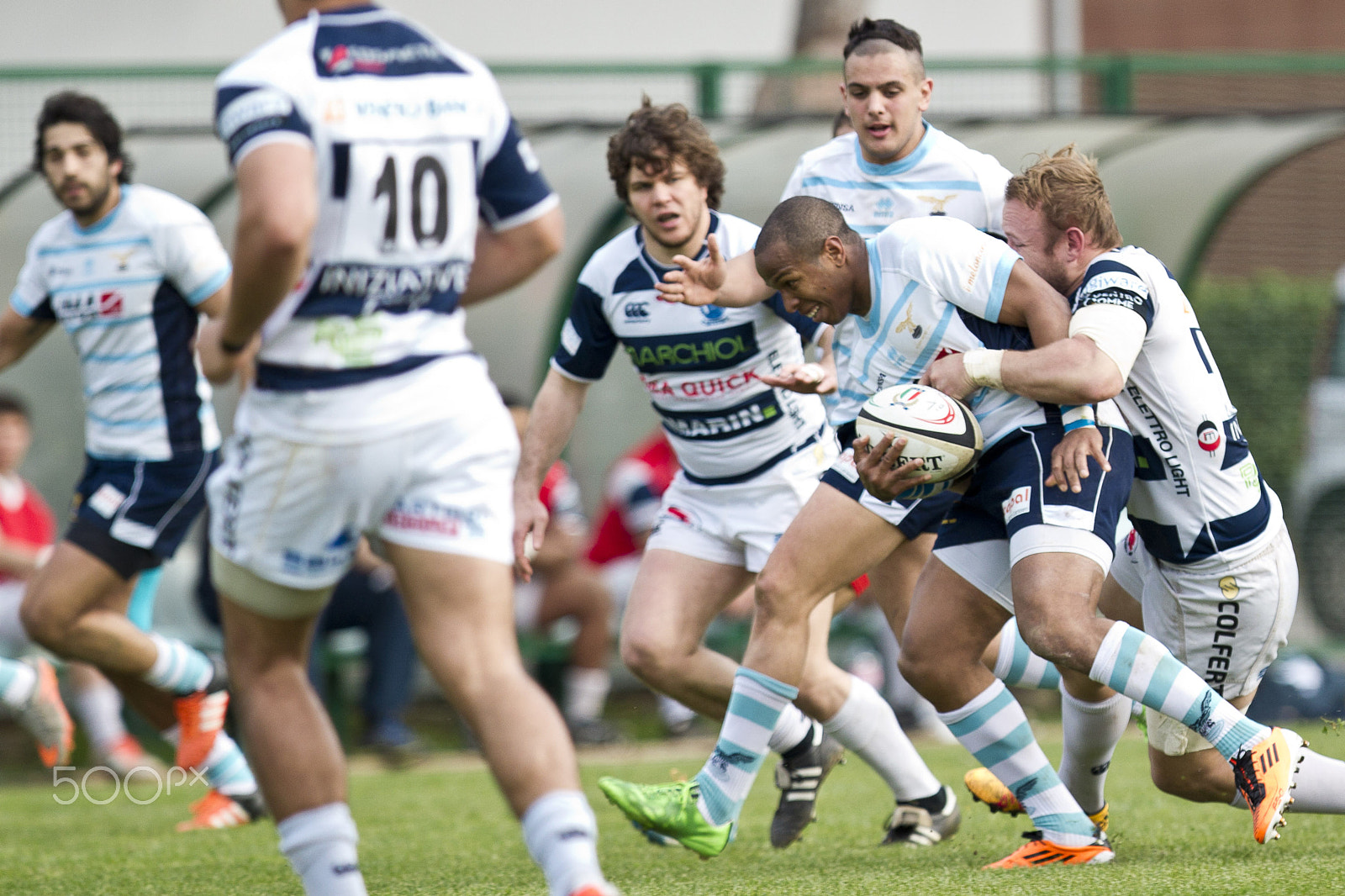 Canon EF 300mm F2.8L IS USM sample photo. Lazio rugby vs mogliano photography